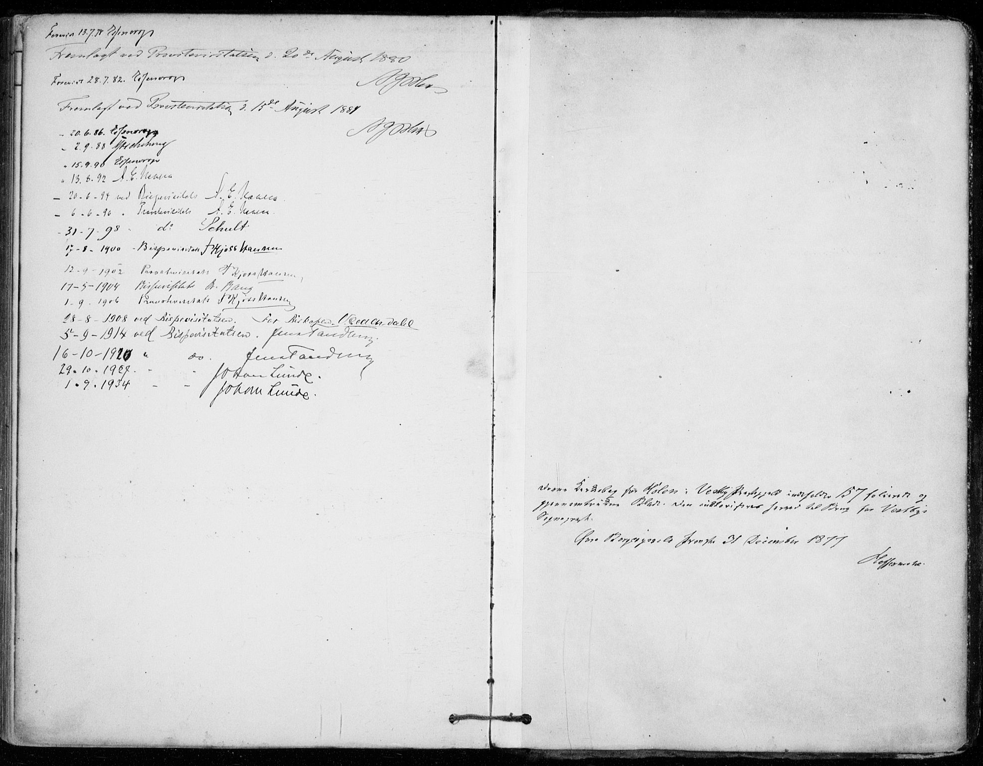 Vestby prestekontor Kirkebøker, SAO/A-10893/F/Fe/L0001: Parish register (official) no. V 1, 1878-1931