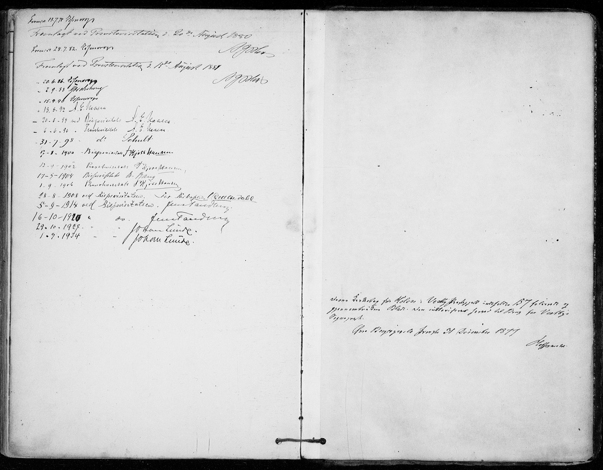 Vestby prestekontor Kirkebøker, AV/SAO-A-10893/F/Fe/L0001: Parish register (official) no. V 1, 1878-1931