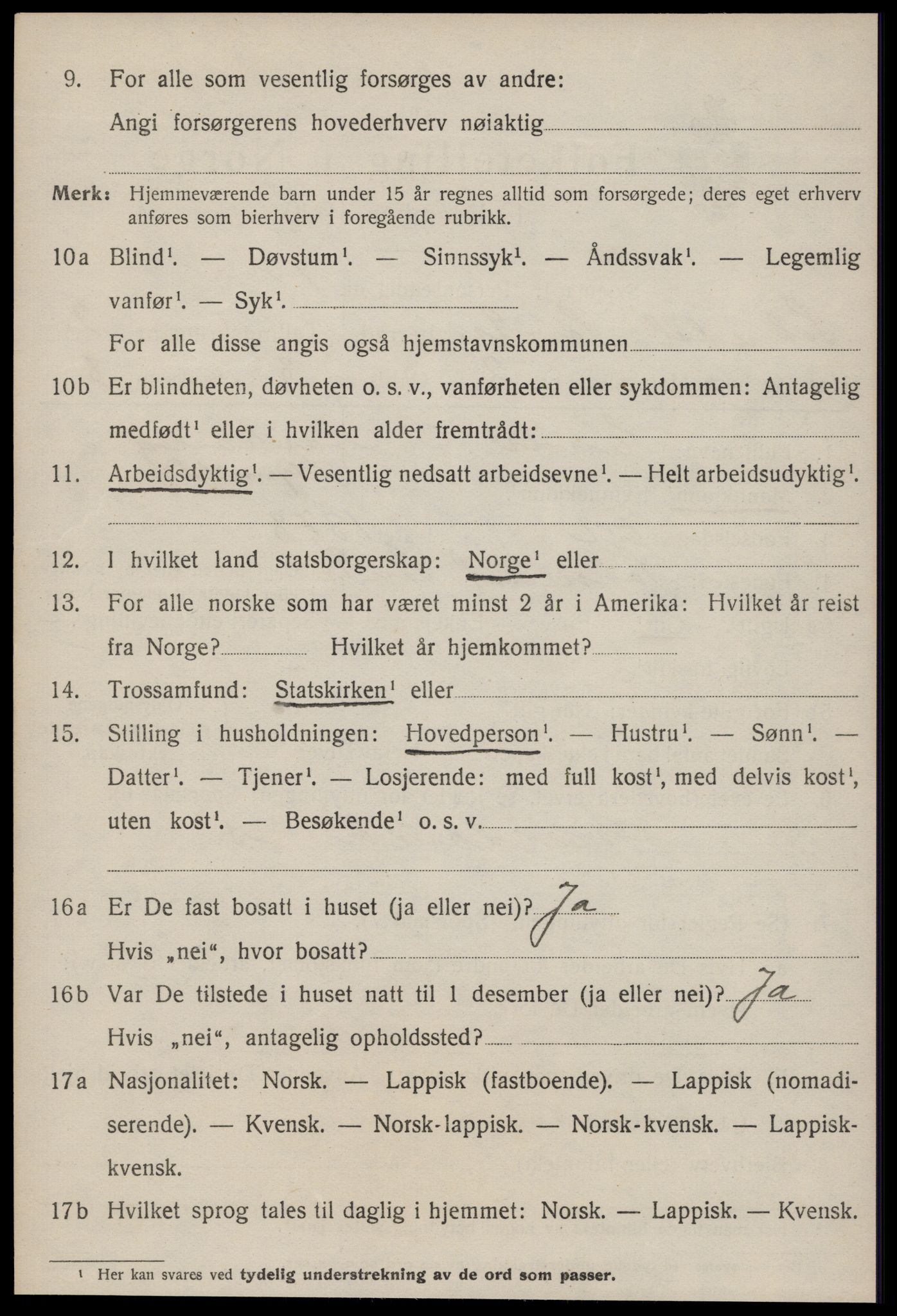 SAT, 1920 census for Soknedal, 1920, p. 1231