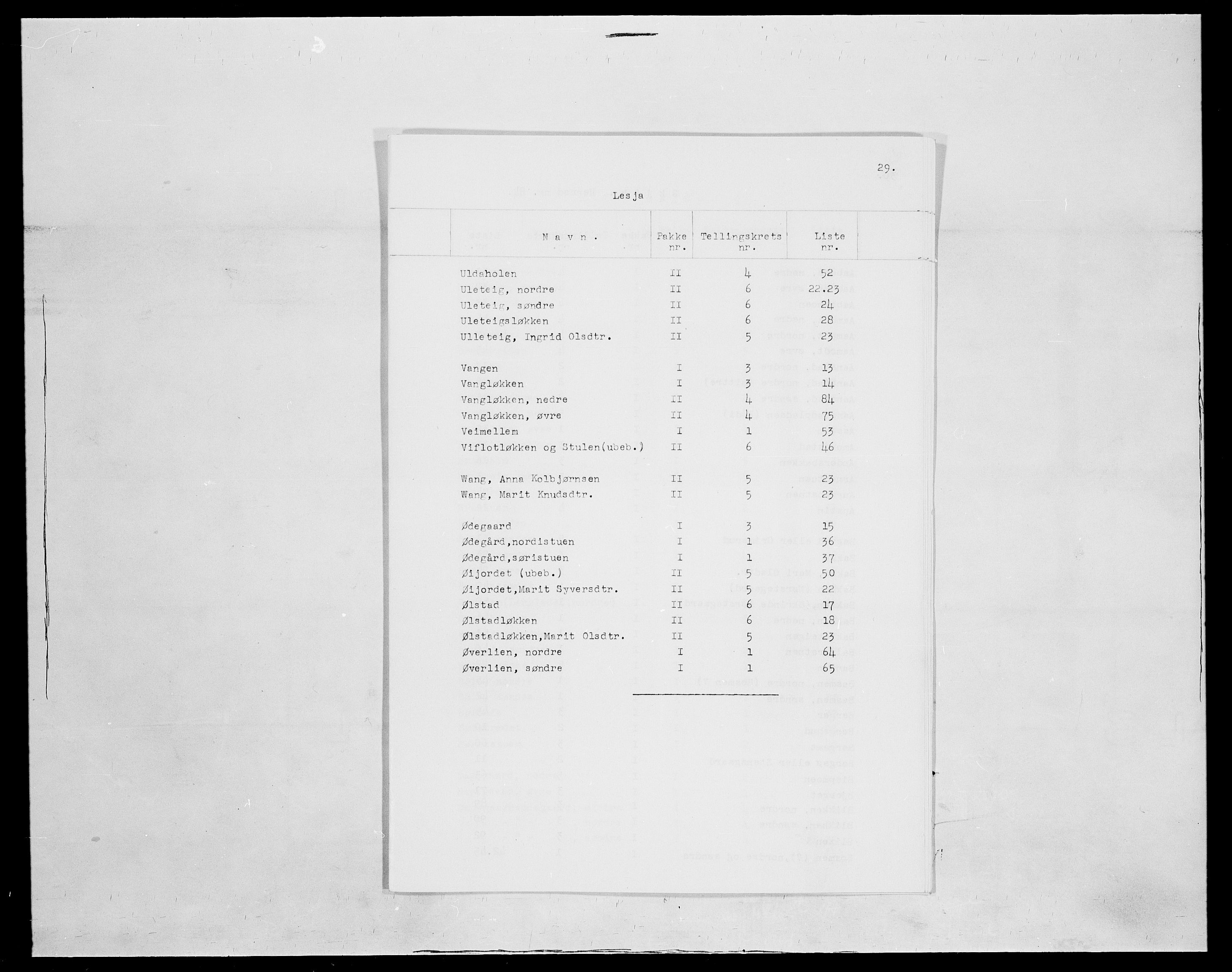 SAH, 1875 census for 0512P Lesja, 1875, p. 9