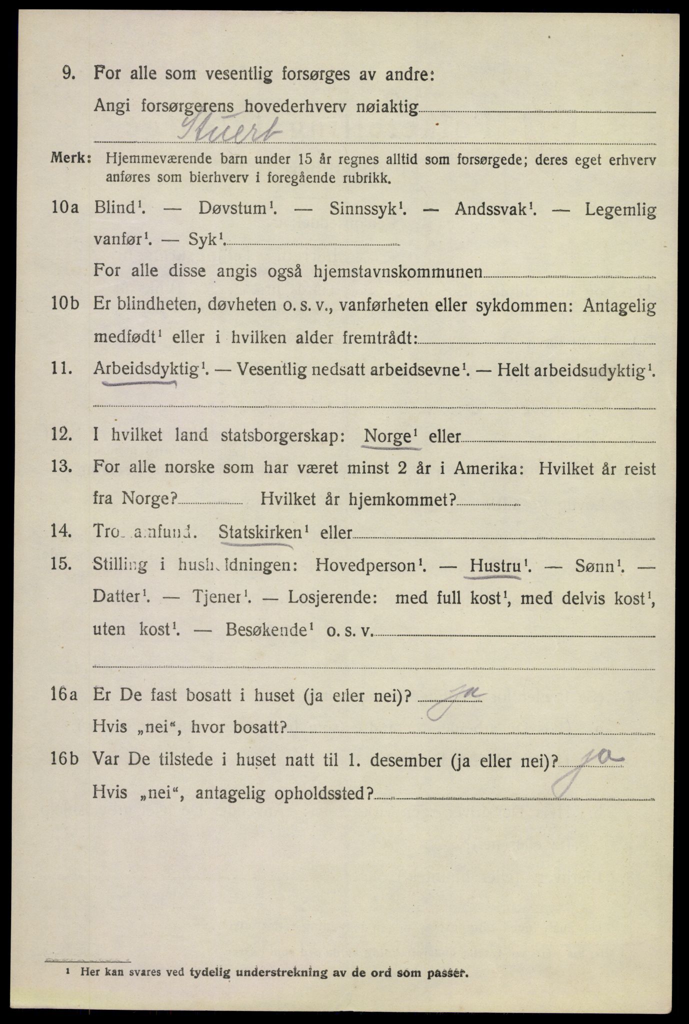 SAKO, 1920 census for Røyken, 1920, p. 10913
