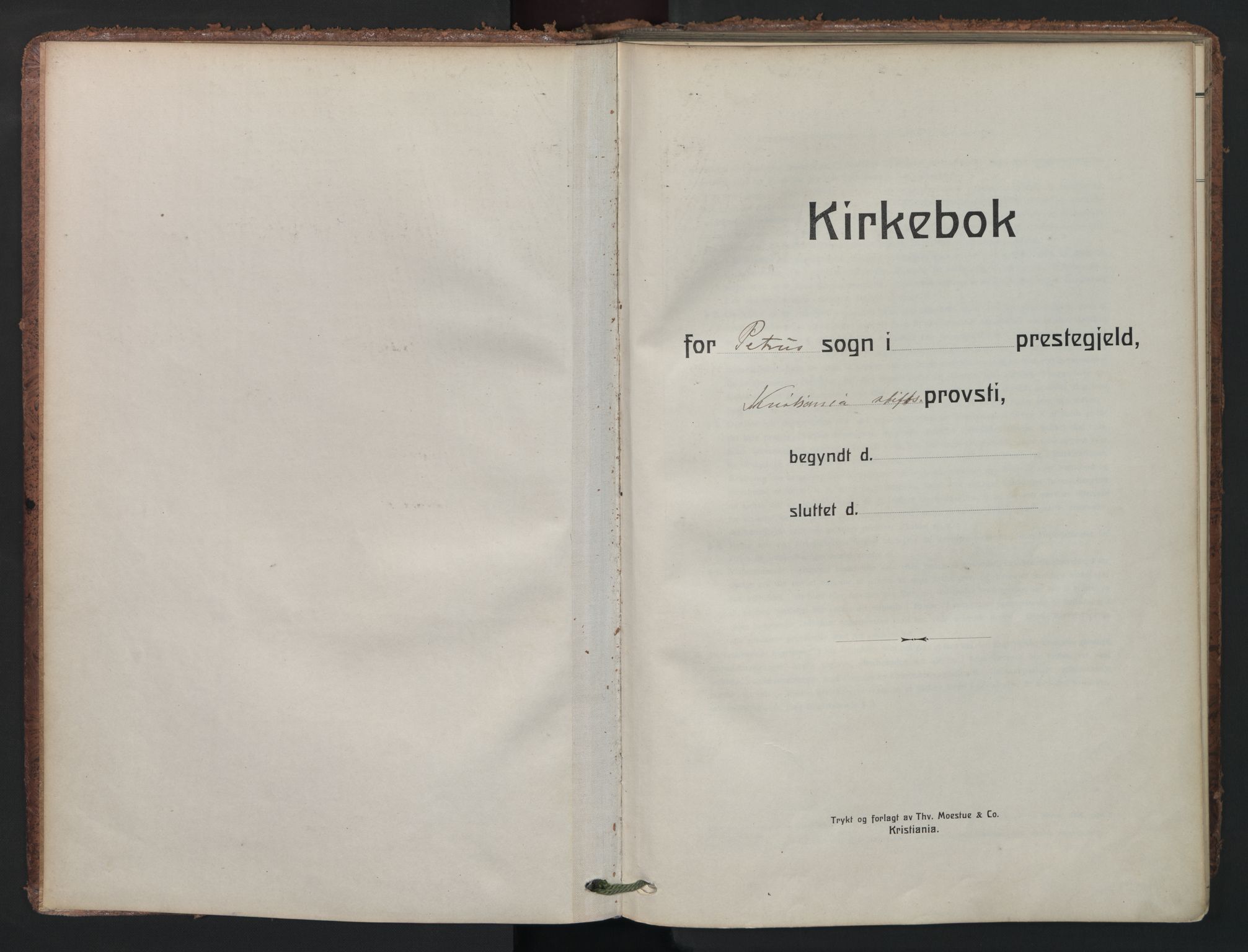 Petrus prestekontor Kirkebøker, SAO/A-10872/F/Fa/L0013: Parish register (official) no. 13, 1911-1925