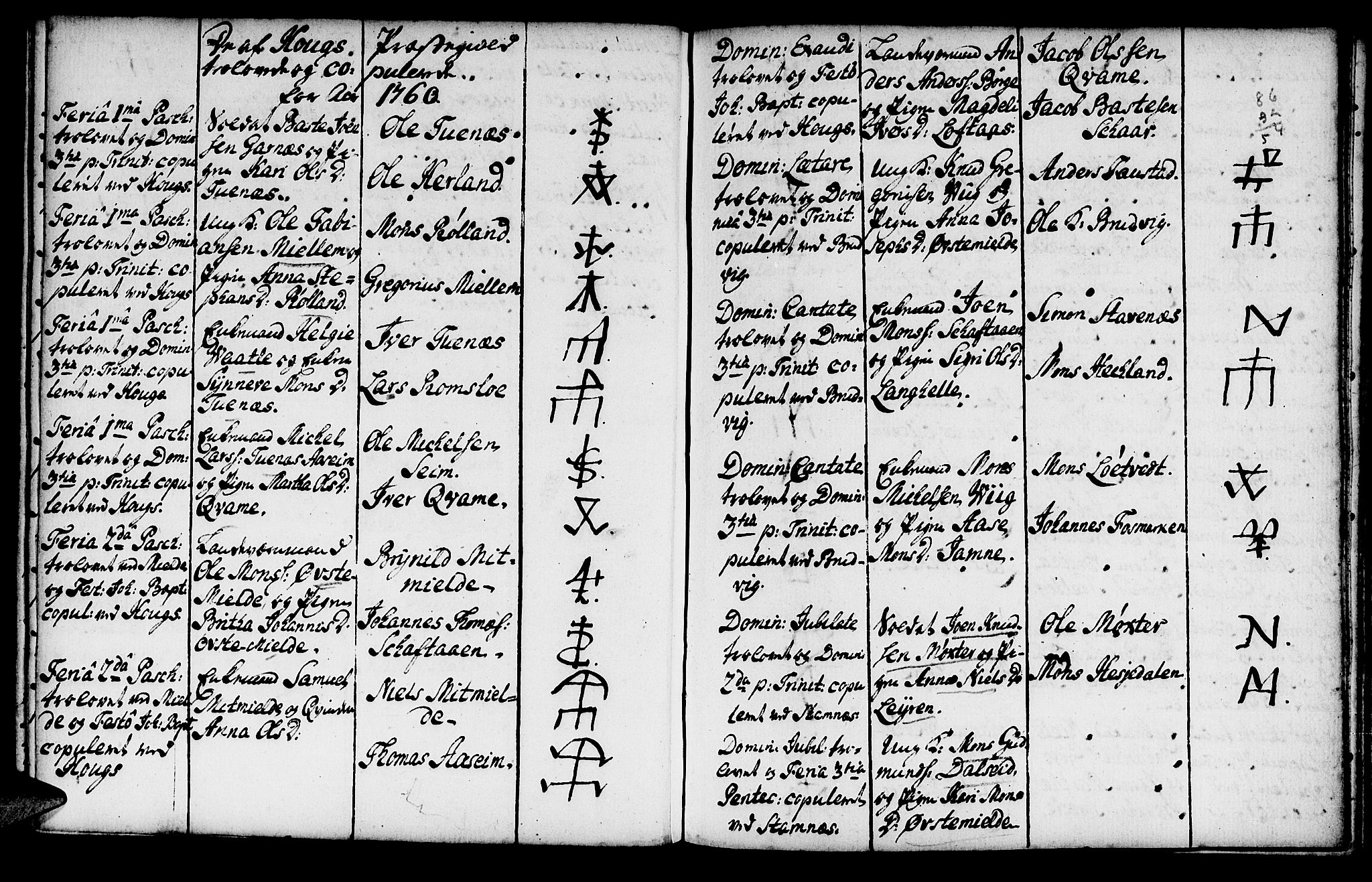 Haus sokneprestembete, SAB/A-75601/H/Haa: Parish register (official) no. A 8, 1754-1769, p. 158