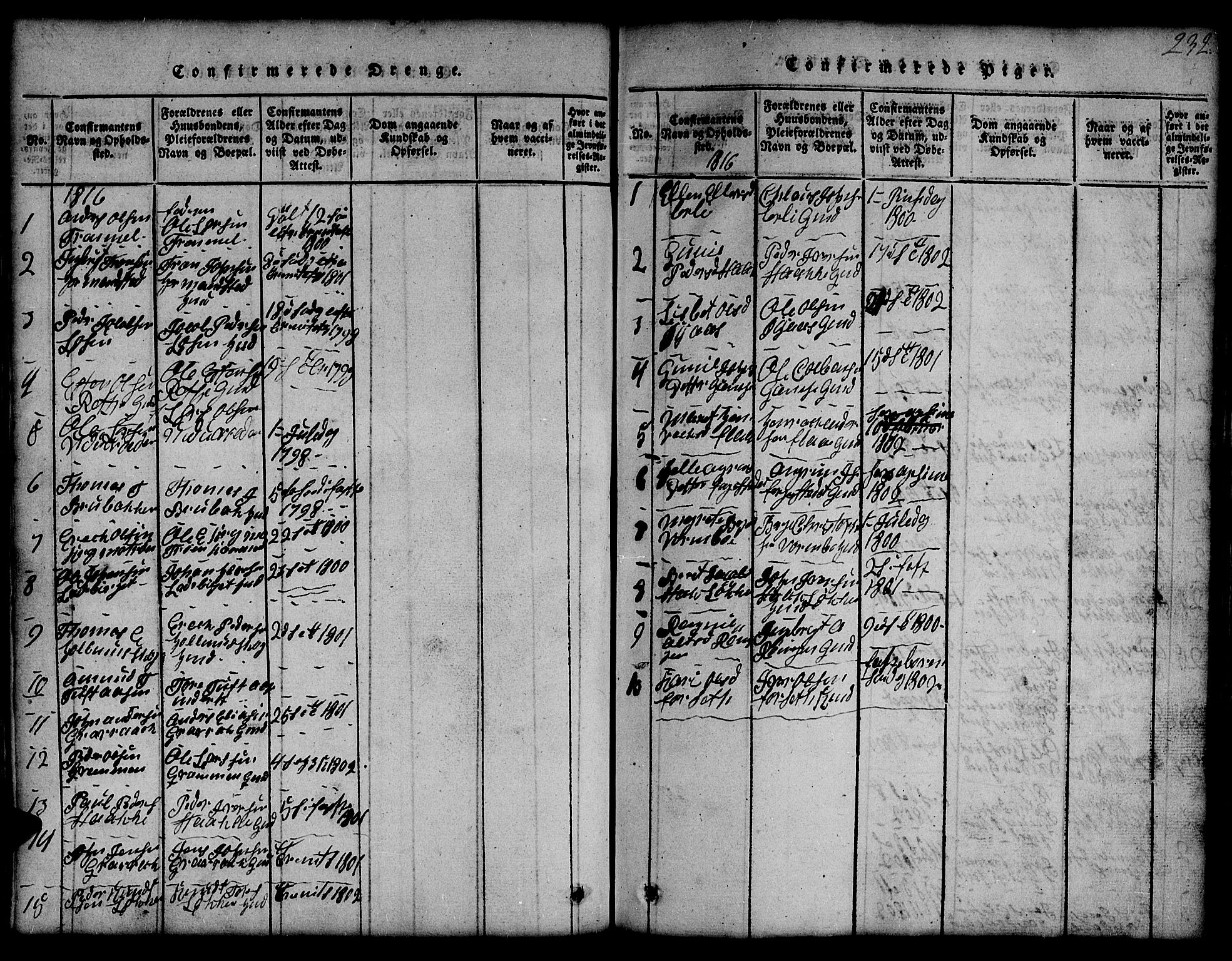 Ministerialprotokoller, klokkerbøker og fødselsregistre - Sør-Trøndelag, SAT/A-1456/691/L1092: Parish register (copy) no. 691C03, 1816-1852, p. 232