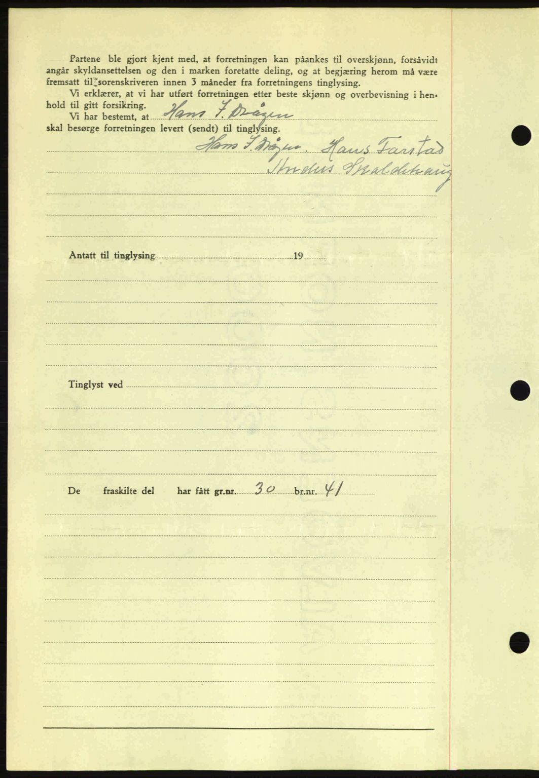 Romsdal sorenskriveri, AV/SAT-A-4149/1/2/2C: Mortgage book no. A14, 1943-1943, Diary no: : 1147/1943