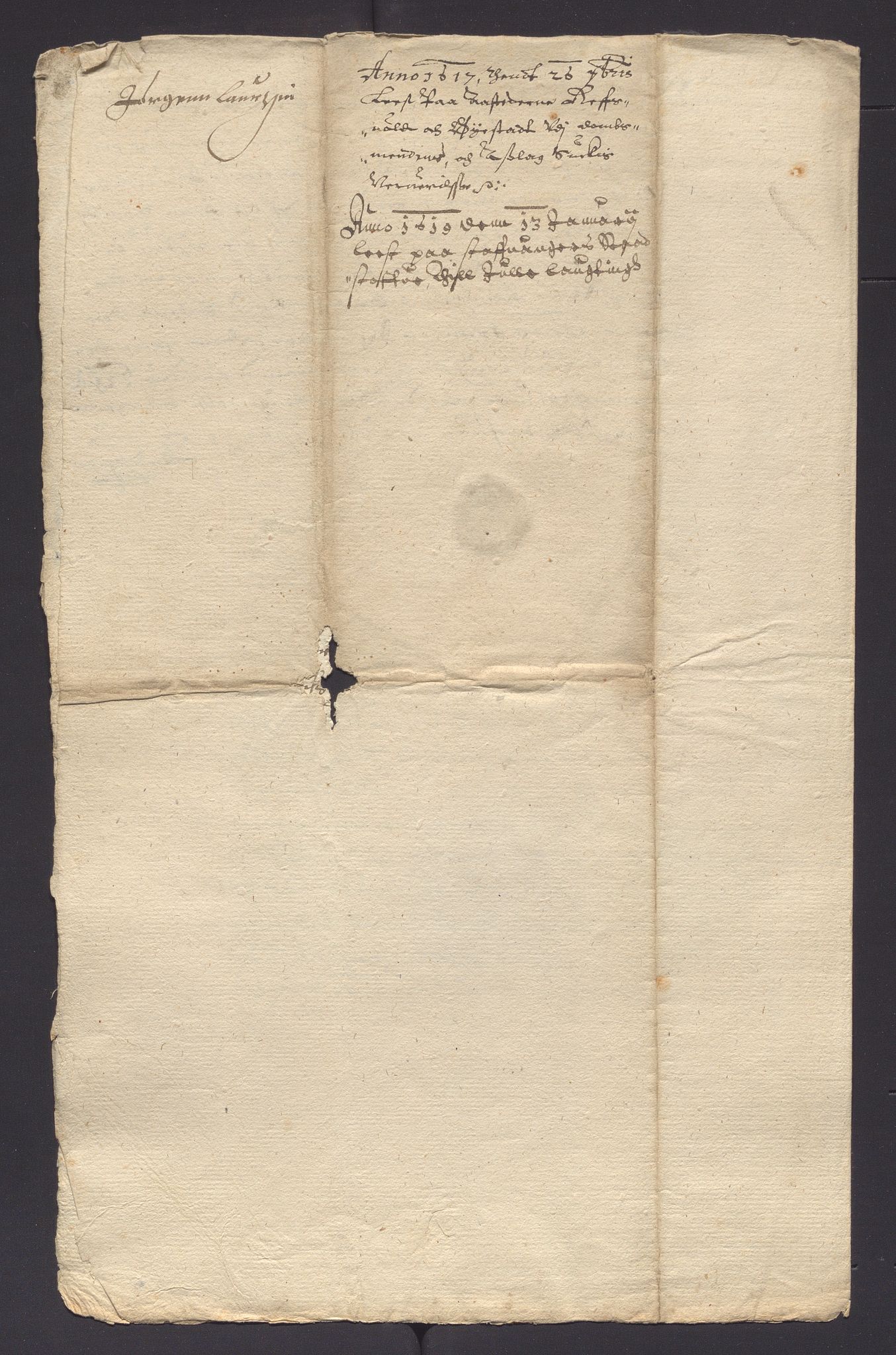 Stavanger len, AV/SAST-A-101870/Oa/L0016: Dommer, brev m.m., 1615-1644, p. 152