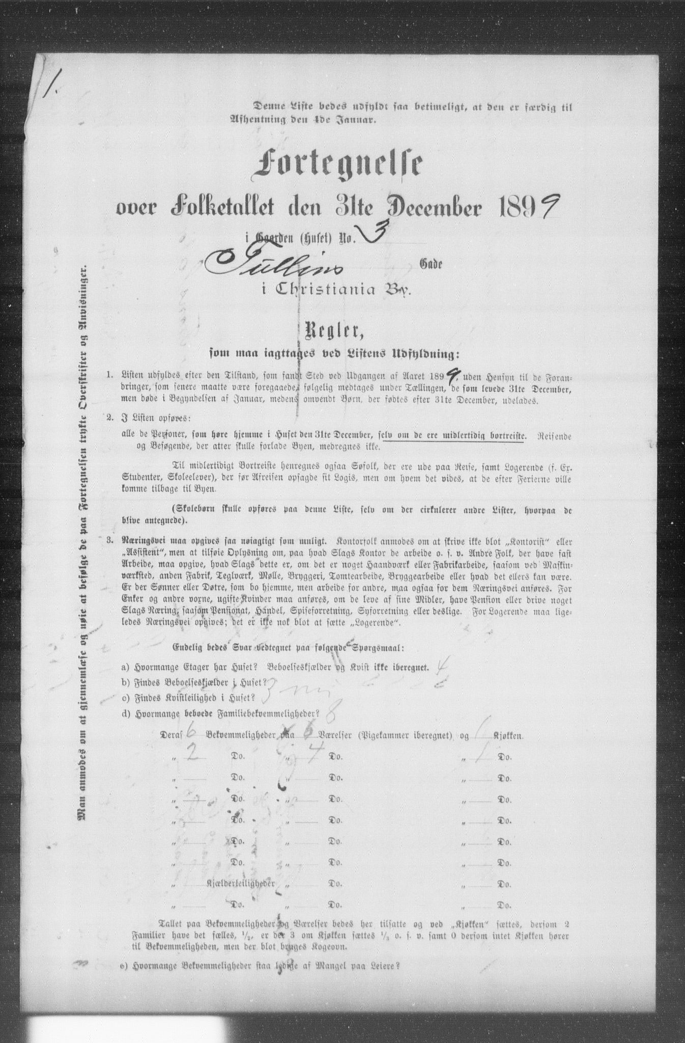 OBA, Municipal Census 1899 for Kristiania, 1899, p. 15184