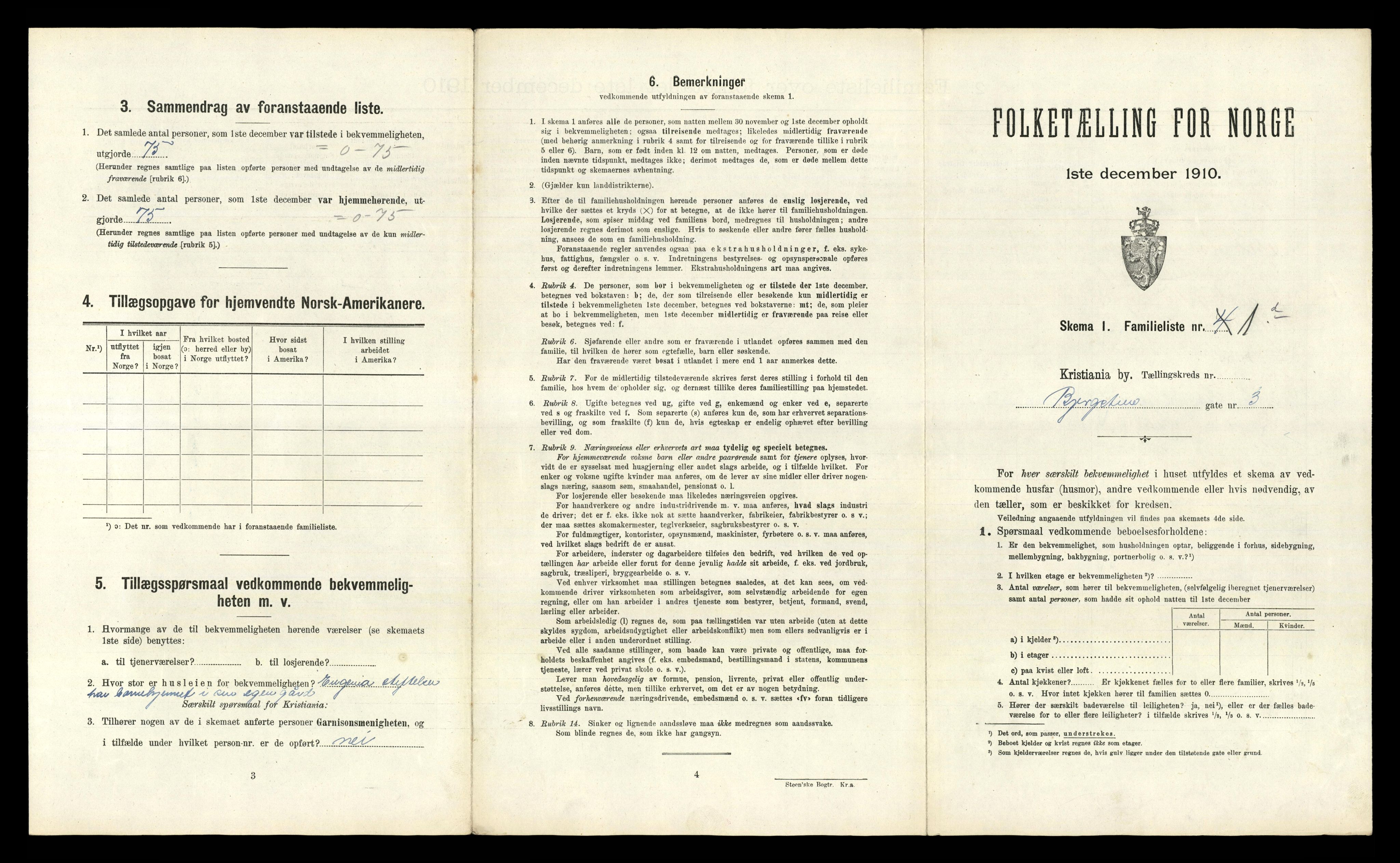 RA, 1910 census for Kristiania, 1910, p. 6175