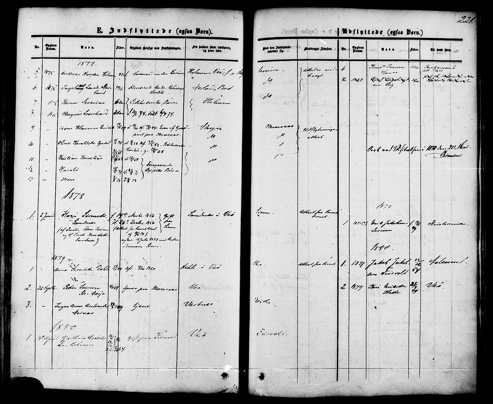 Ministerialprotokoller, klokkerbøker og fødselsregistre - Møre og Romsdal, SAT/A-1454/542/L0552: Parish register (official) no. 542A02, 1854-1884, p. 221