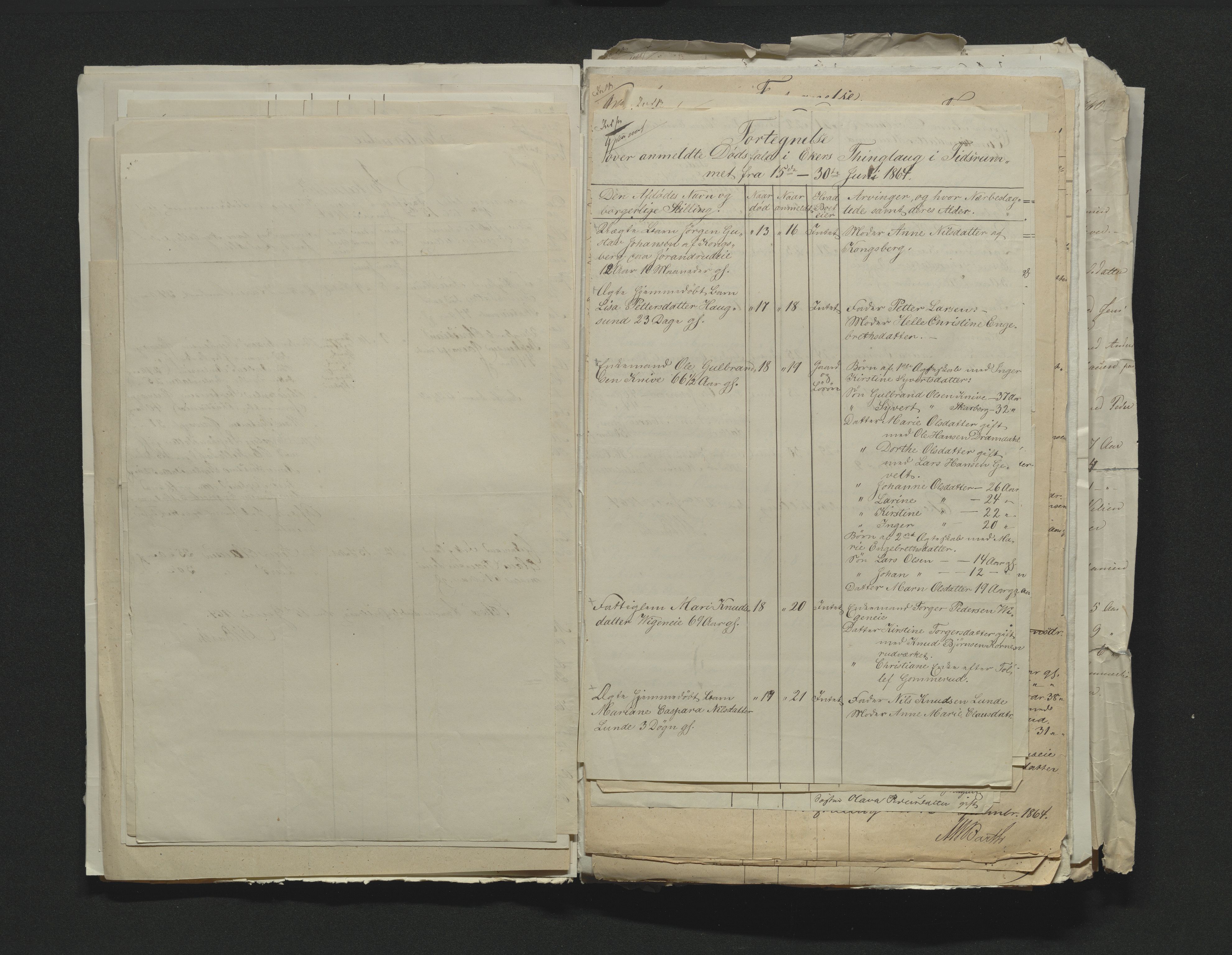 Eiker, Modum og Sigdal sorenskriveri, AV/SAKO-A-123/H/Ha/Hab/L0011: Dødsfallsmeldinger, 1862-1865, p. 372