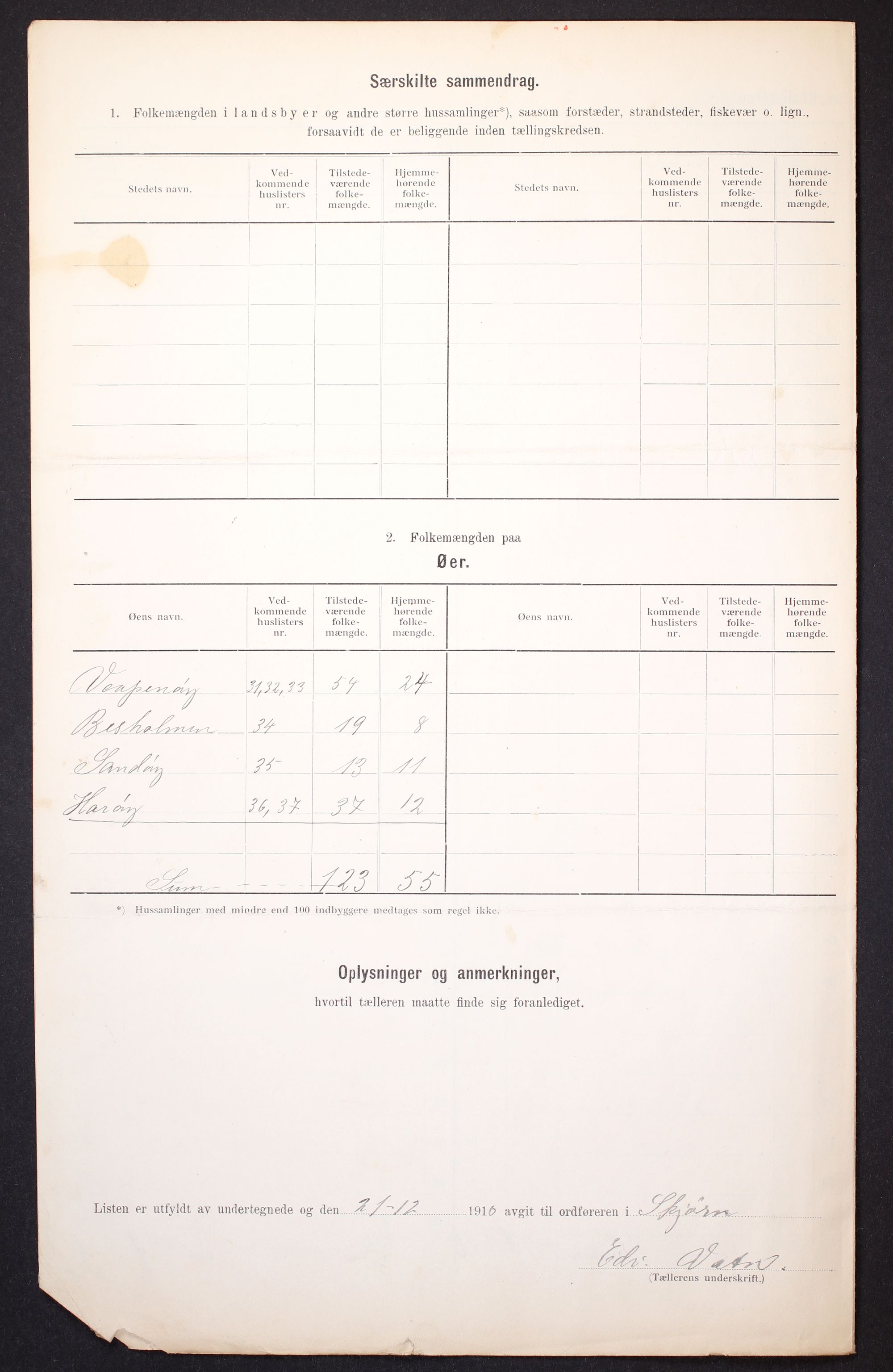 RA, 1910 census for Stjørna, 1910, p. 18