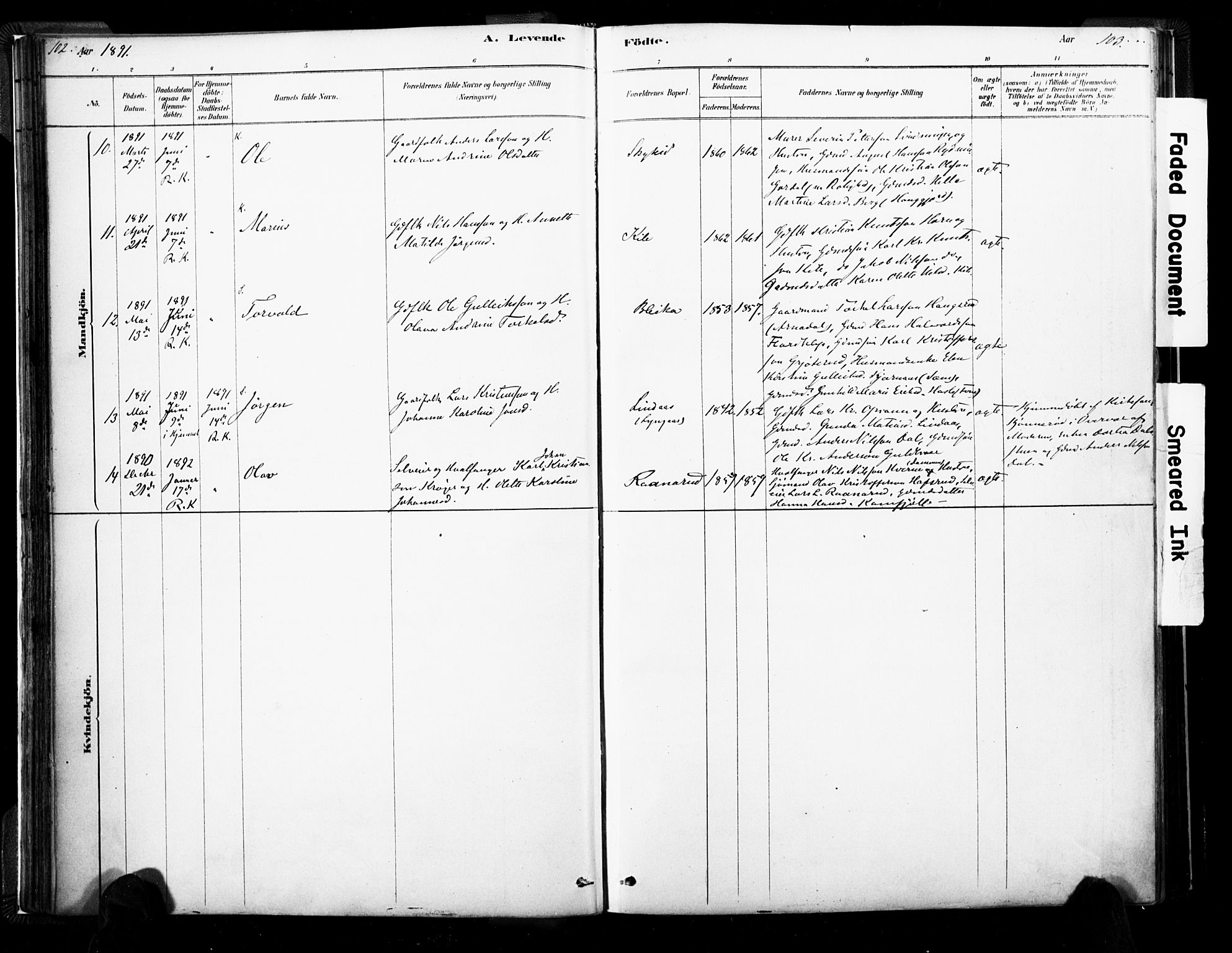 Ramnes kirkebøker, SAKO/A-314/F/Fa/L0007: Parish register (official) no. I 7, 1878-1895, p. 102-103