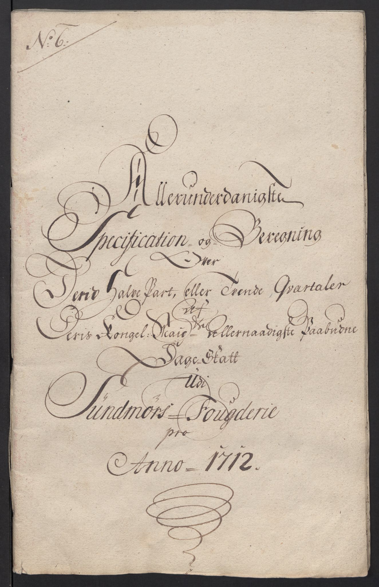 Rentekammeret inntil 1814, Reviderte regnskaper, Fogderegnskap, RA/EA-4092/R54/L3565: Fogderegnskap Sunnmøre, 1712-1713, p. 409