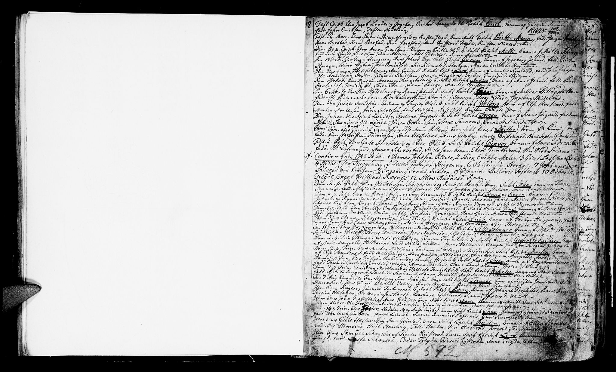 Mandal sokneprestkontor, SAK/1111-0030/F/Fa/Faa/L0003: Parish register (official) no. A 3, 1748-1794, p. 0-1