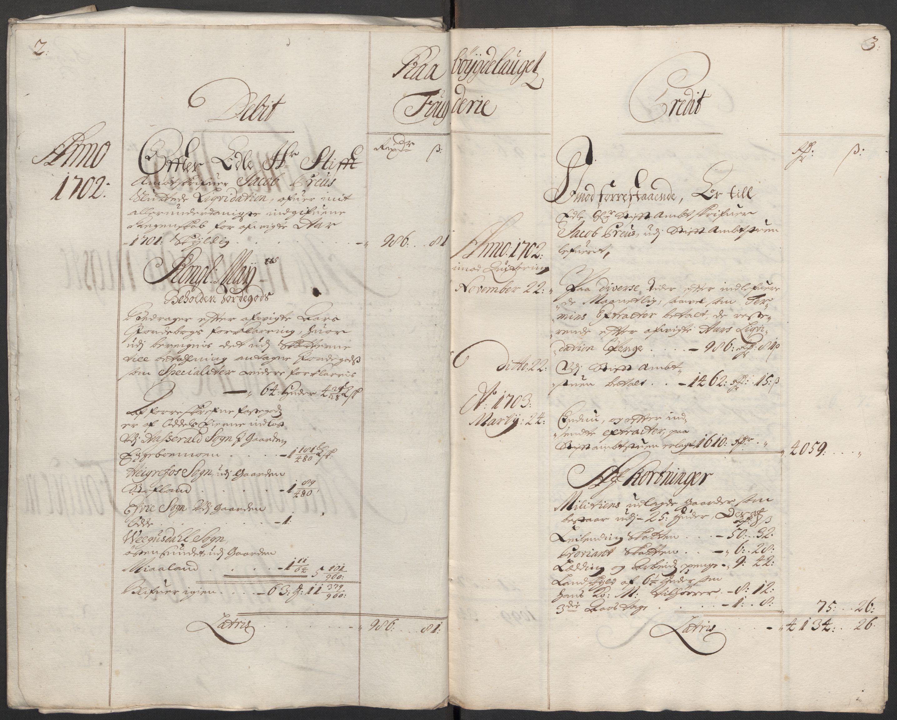 Rentekammeret inntil 1814, Reviderte regnskaper, Fogderegnskap, AV/RA-EA-4092/R40/L2446: Fogderegnskap Råbyggelag, 1700-1702, p. 247