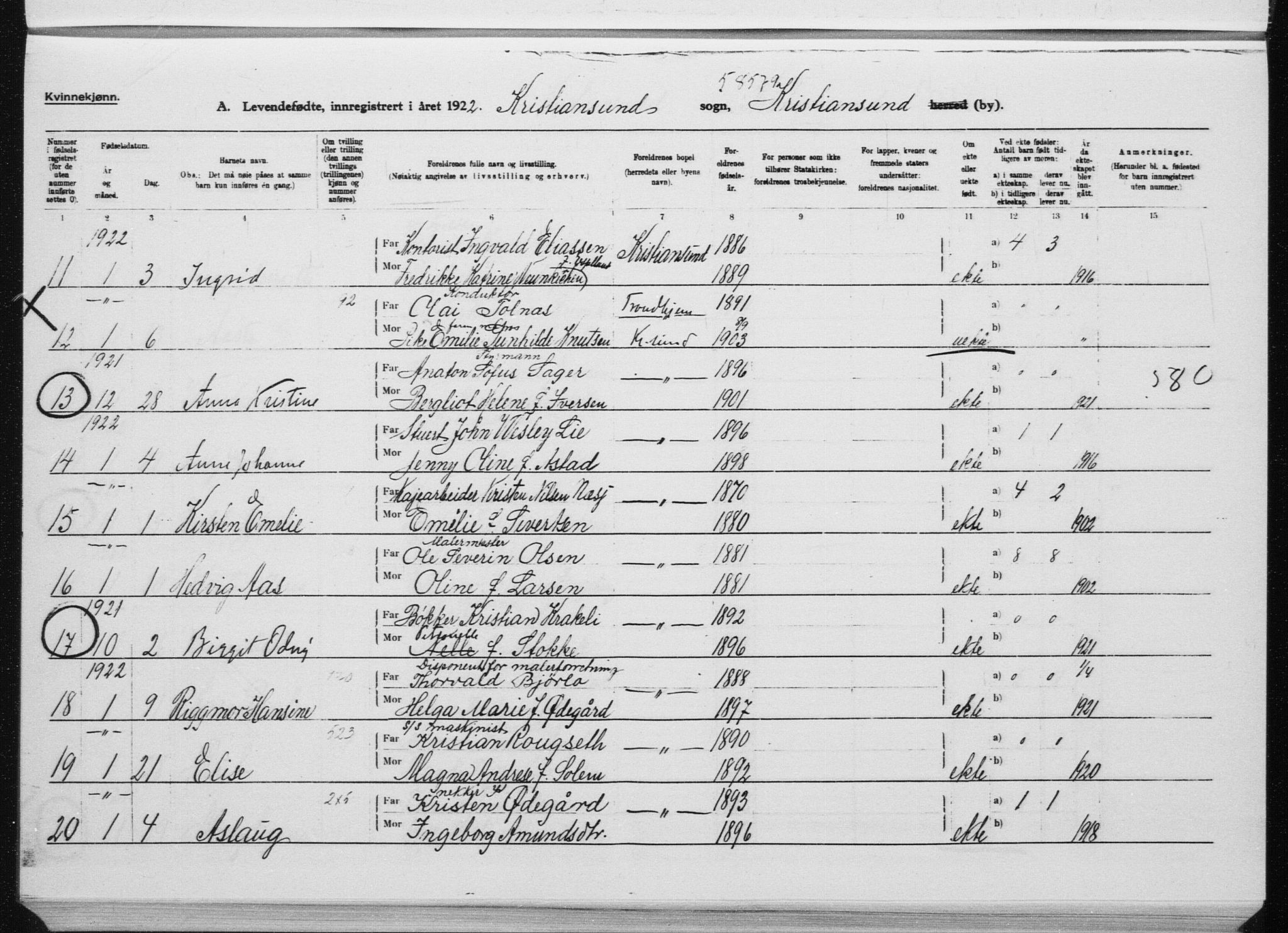 Ministerialprotokoller, klokkerbøker og fødselsregistre - Møre og Romsdal, AV/SAT-A-1454/572/L0864: Parish register (official) no. 572D08, 1921-1935
