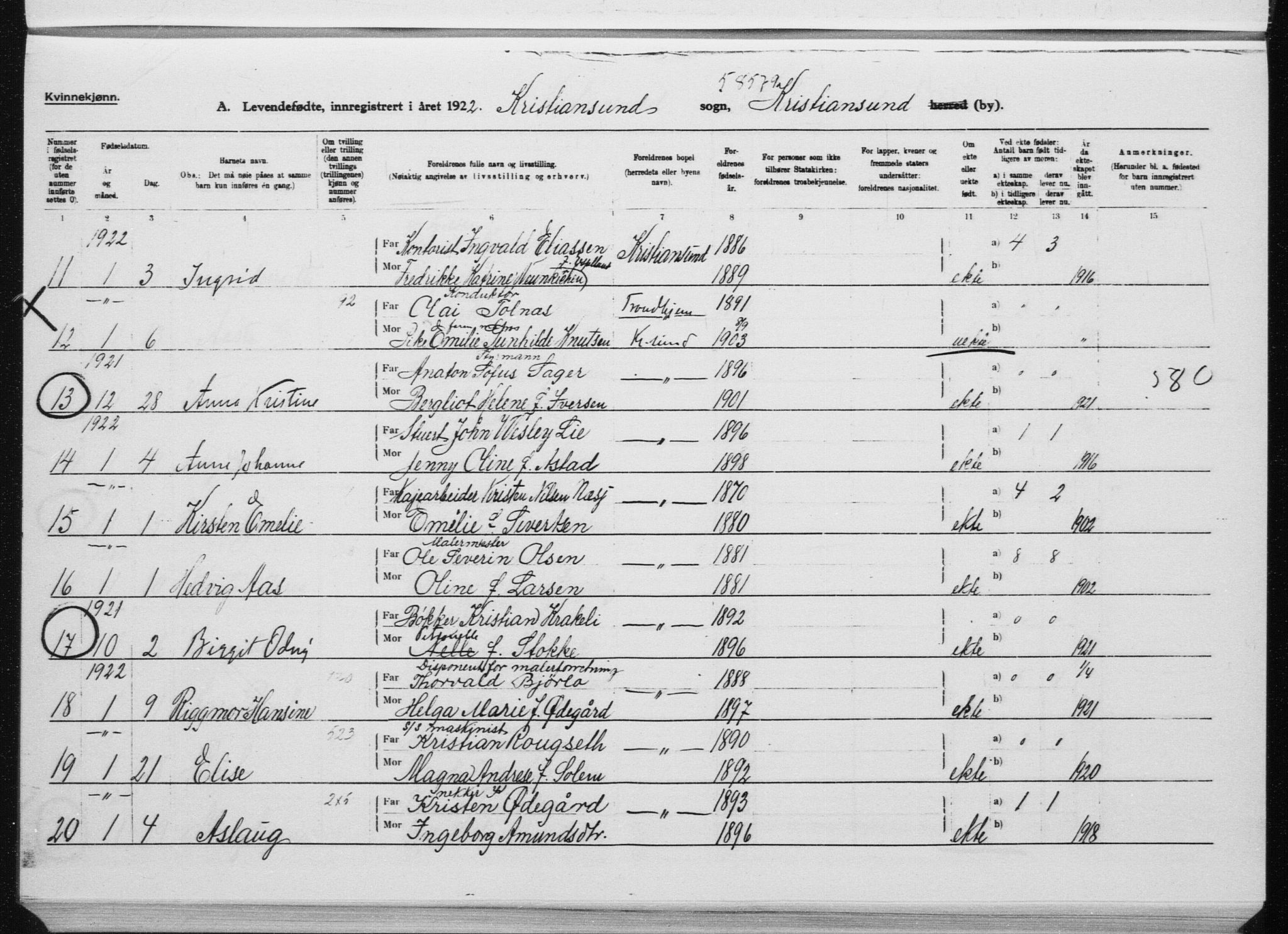 Ministerialprotokoller, klokkerbøker og fødselsregistre - Møre og Romsdal, SAT/A-1454/572/L0864: Parish register (official) no. 572D08, 1921-1935