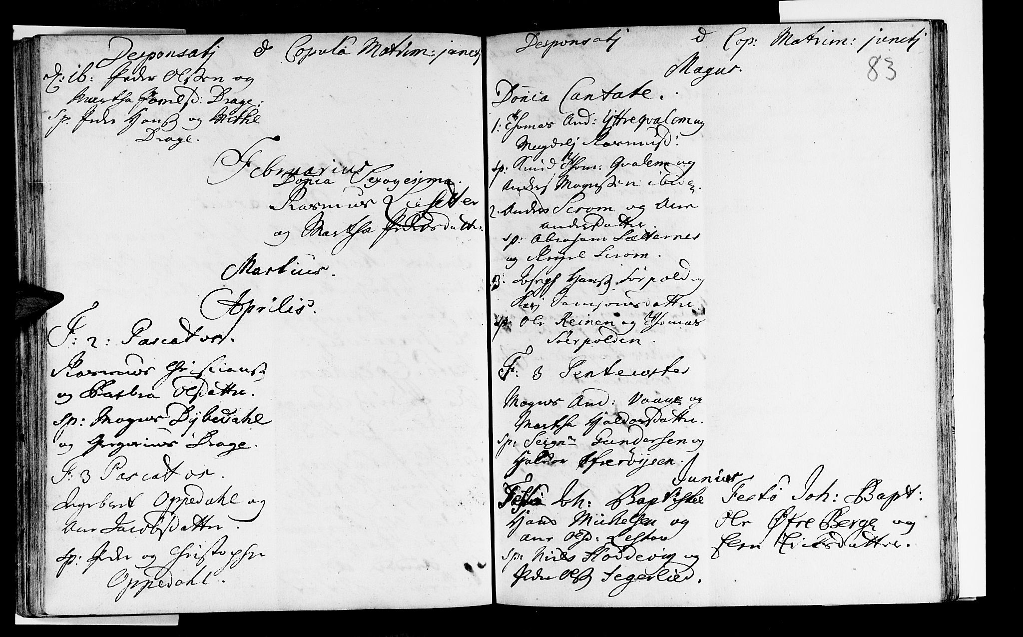 Selje sokneprestembete, AV/SAB-A-99938/H/Ha/Haa/Haaa: Parish register (official) no. A 3, 1731-1743, p. 83