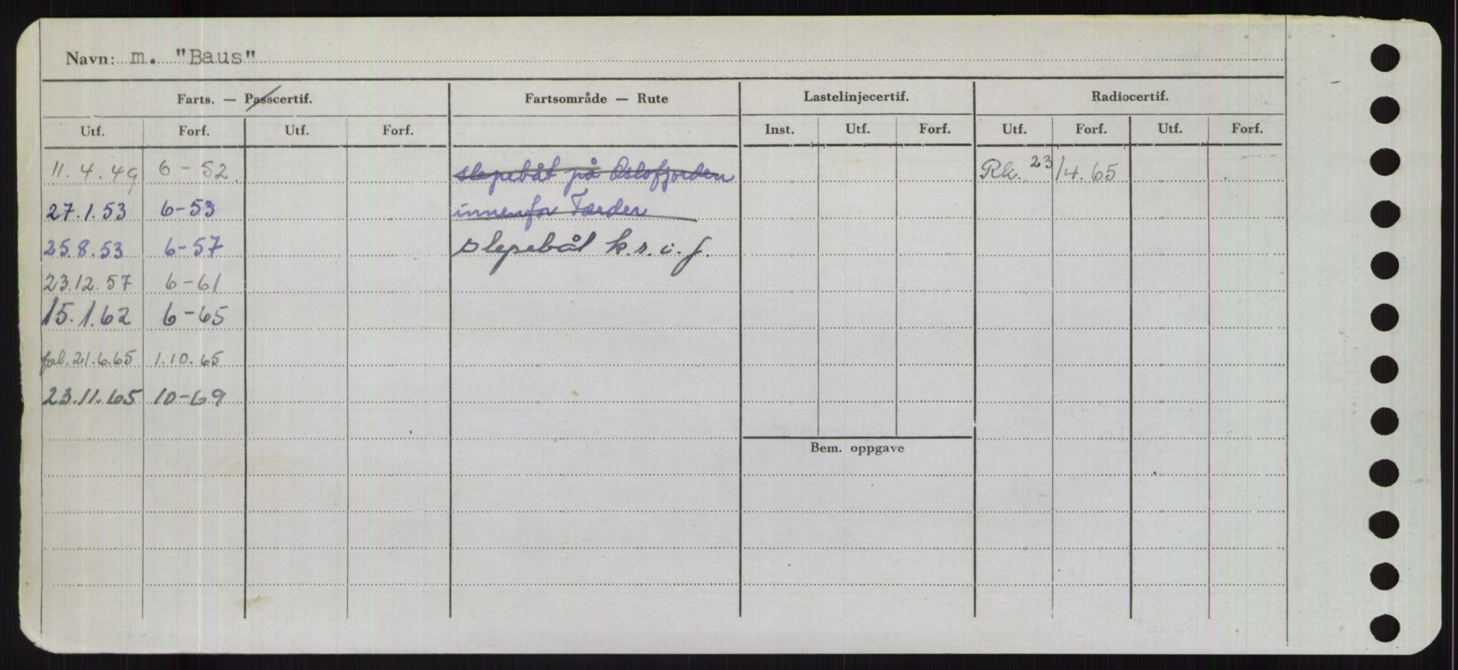 Sjøfartsdirektoratet med forløpere, Skipsmålingen, AV/RA-S-1627/H/Hd/L0003: Fartøy, B-Bev, p. 404