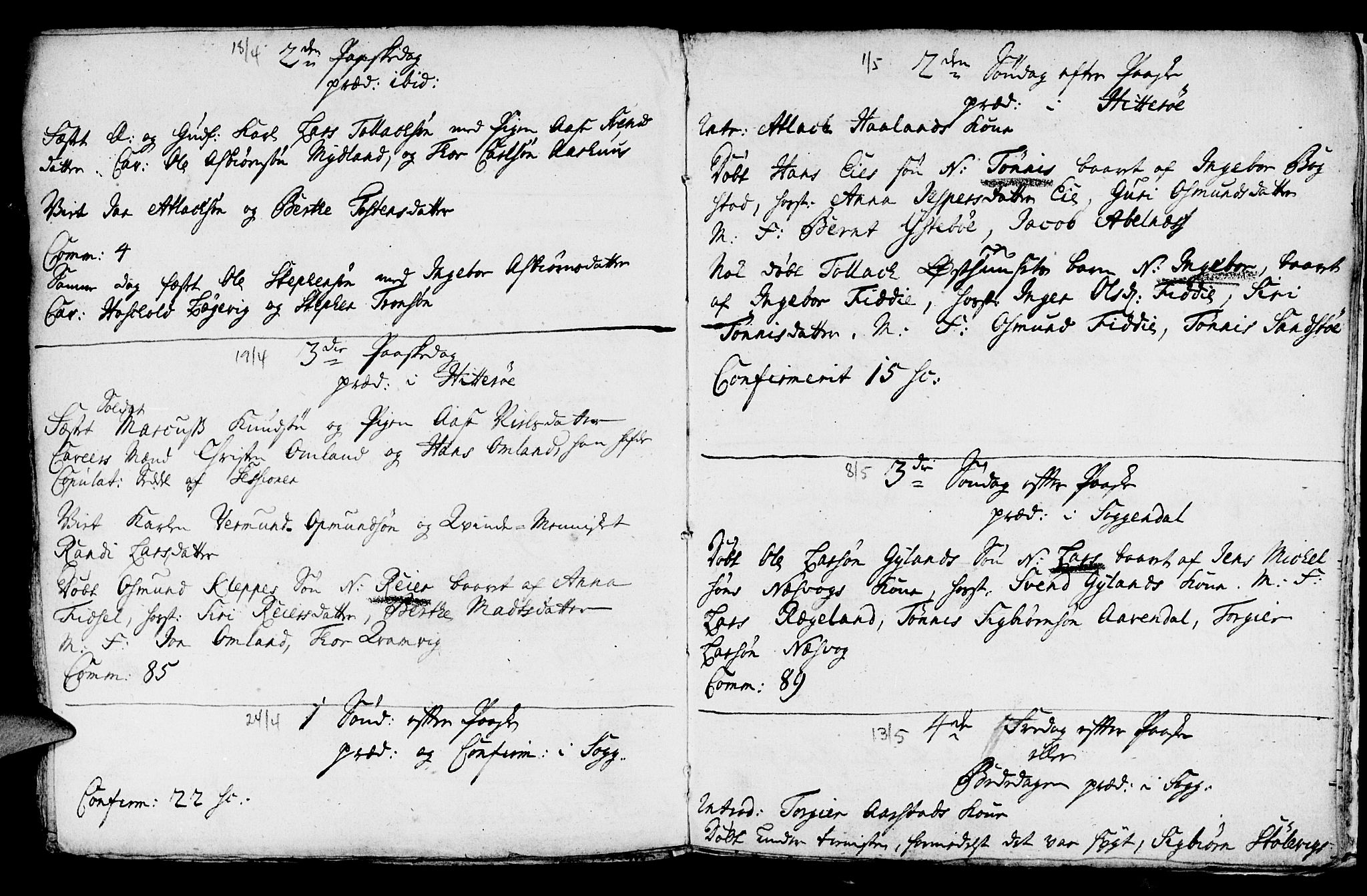 Sokndal sokneprestkontor, AV/SAST-A-101808: Parish register (official) no. A 1, 1729-1740