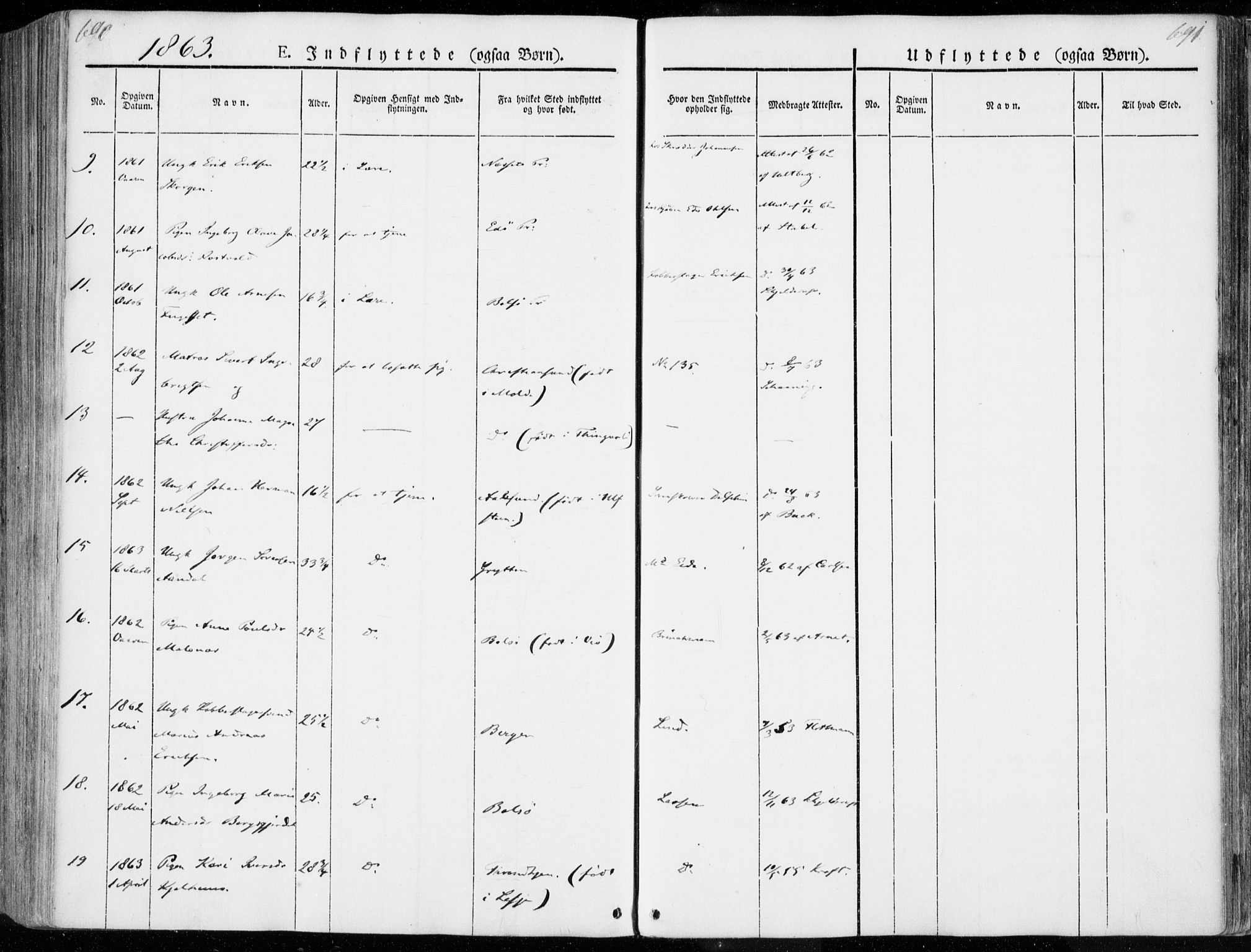 Ministerialprotokoller, klokkerbøker og fødselsregistre - Møre og Romsdal, SAT/A-1454/558/L0689: Parish register (official) no. 558A03, 1843-1872, p. 690-691