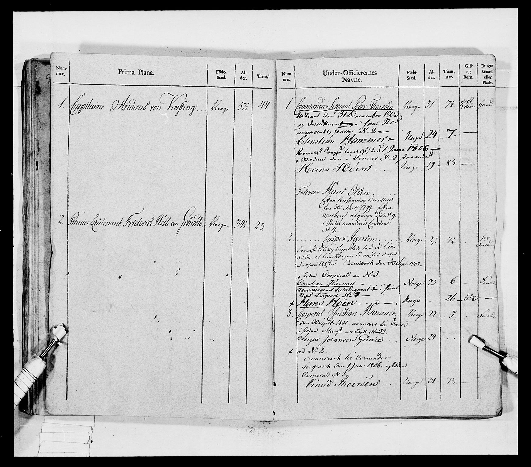 Generalitets- og kommissariatskollegiet, Det kongelige norske kommissariatskollegium, AV/RA-EA-5420/E/Eh/L0031b: Nordafjelske gevorbne infanteriregiment, 1802, p. 465
