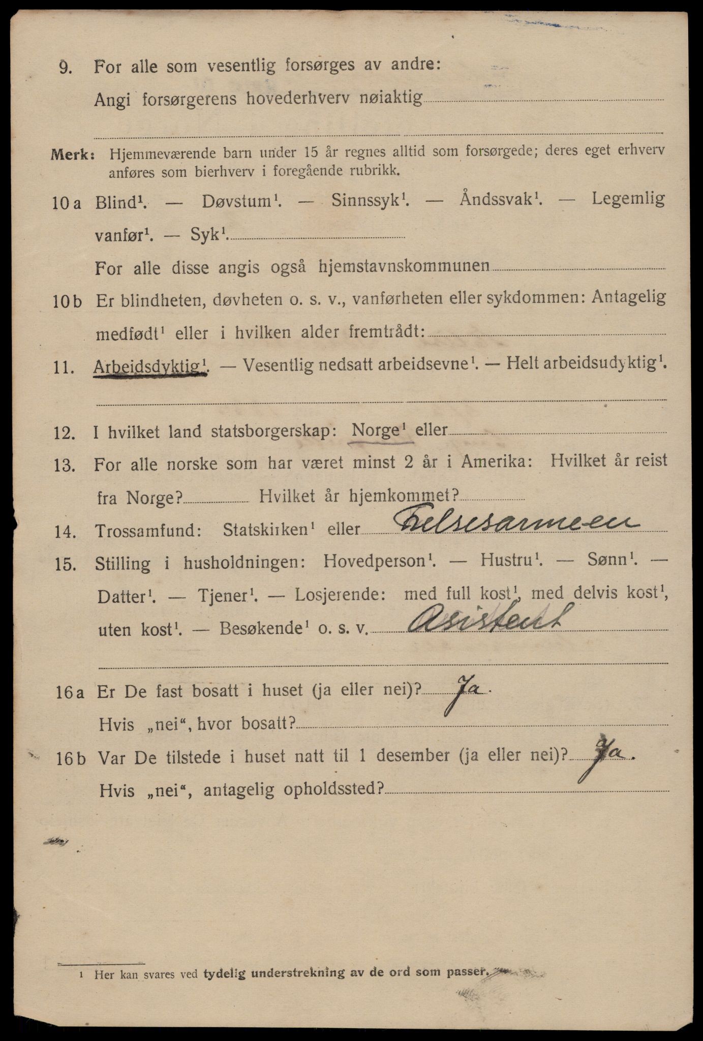 SAT, 1920 census for Trondheim, 1920, p. 106503