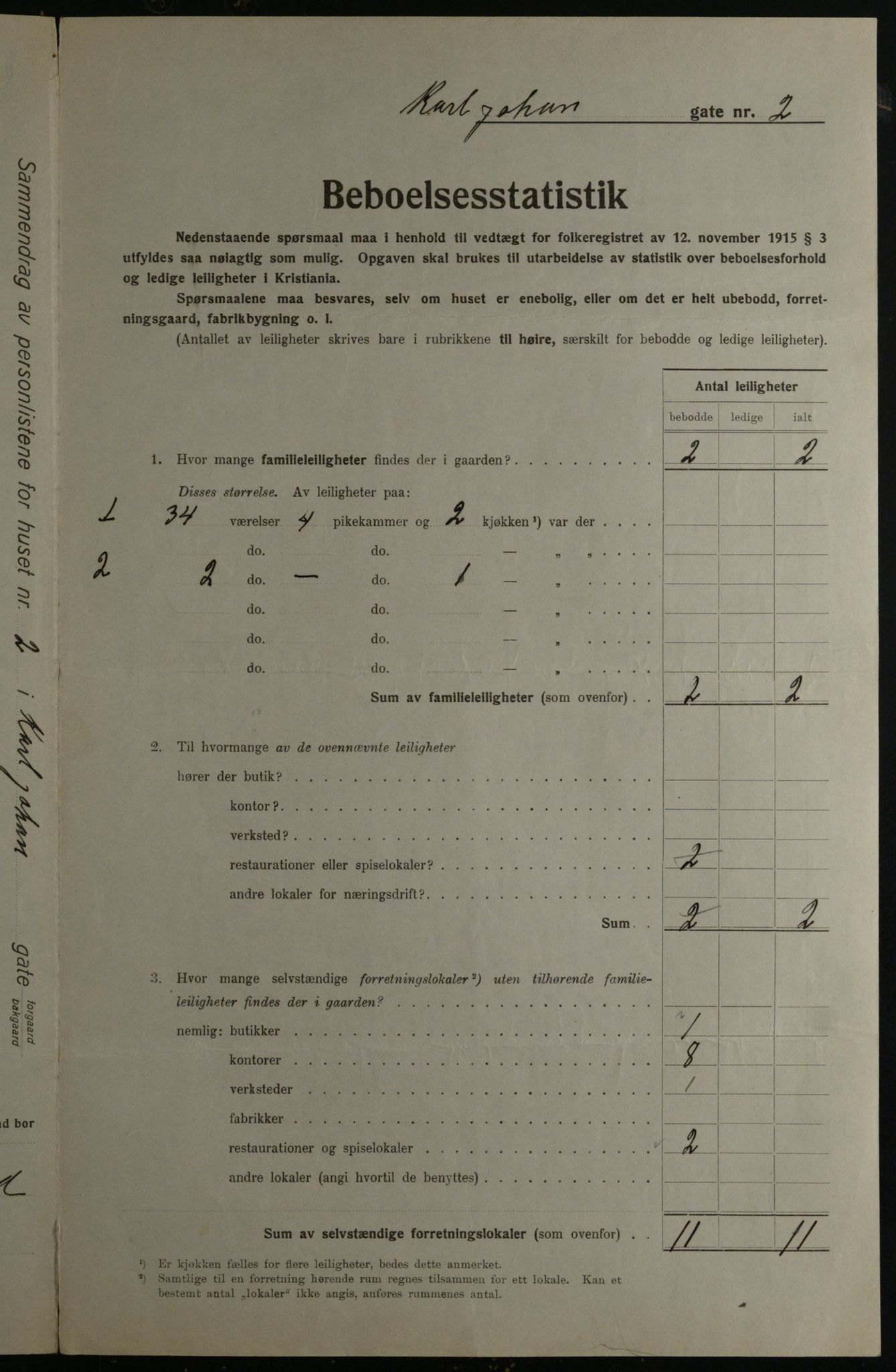 OBA, Municipal Census 1923 for Kristiania, 1923, p. 54340