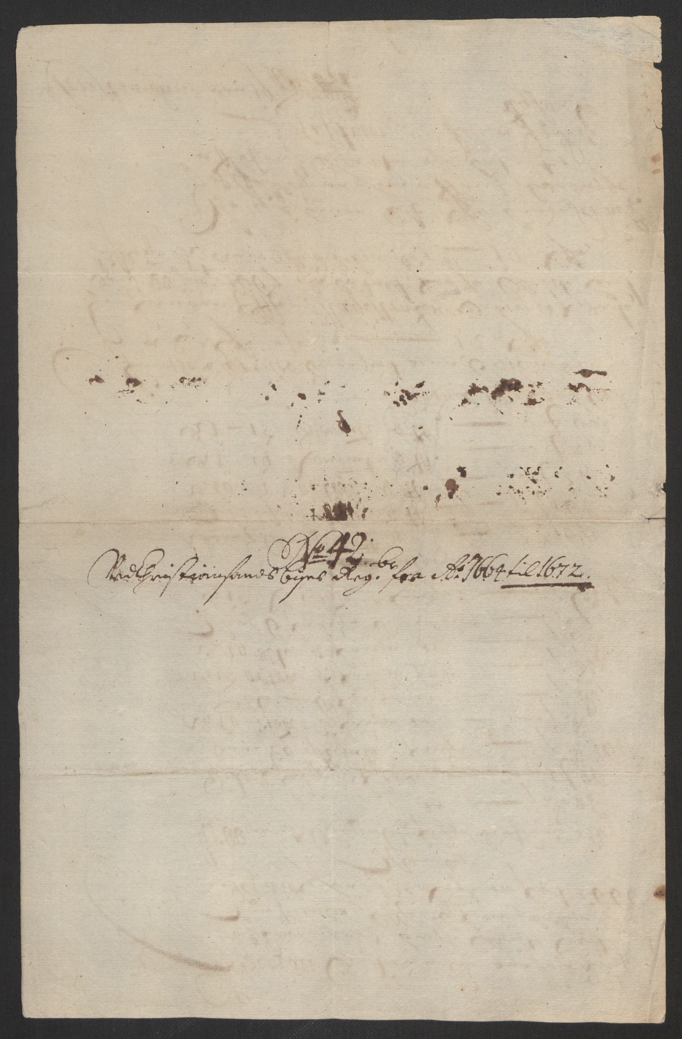 Rentekammeret inntil 1814, Reviderte regnskaper, Byregnskaper, AV/RA-EA-4066/R/Rm/L0258: [M1] Kontribusjonsregnskap, 1664-1700, p. 219