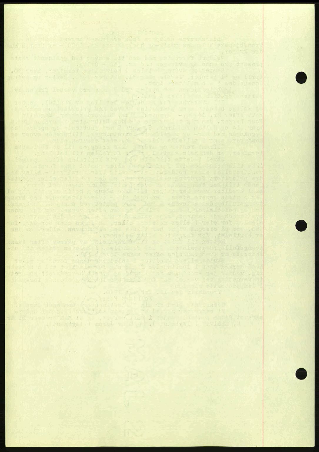 Nes tingrett, SAO/A-10548/G/Gb/Gbb/L0010: Mortgage book no. 54, 1939-1940, Diary no: : 265/1940