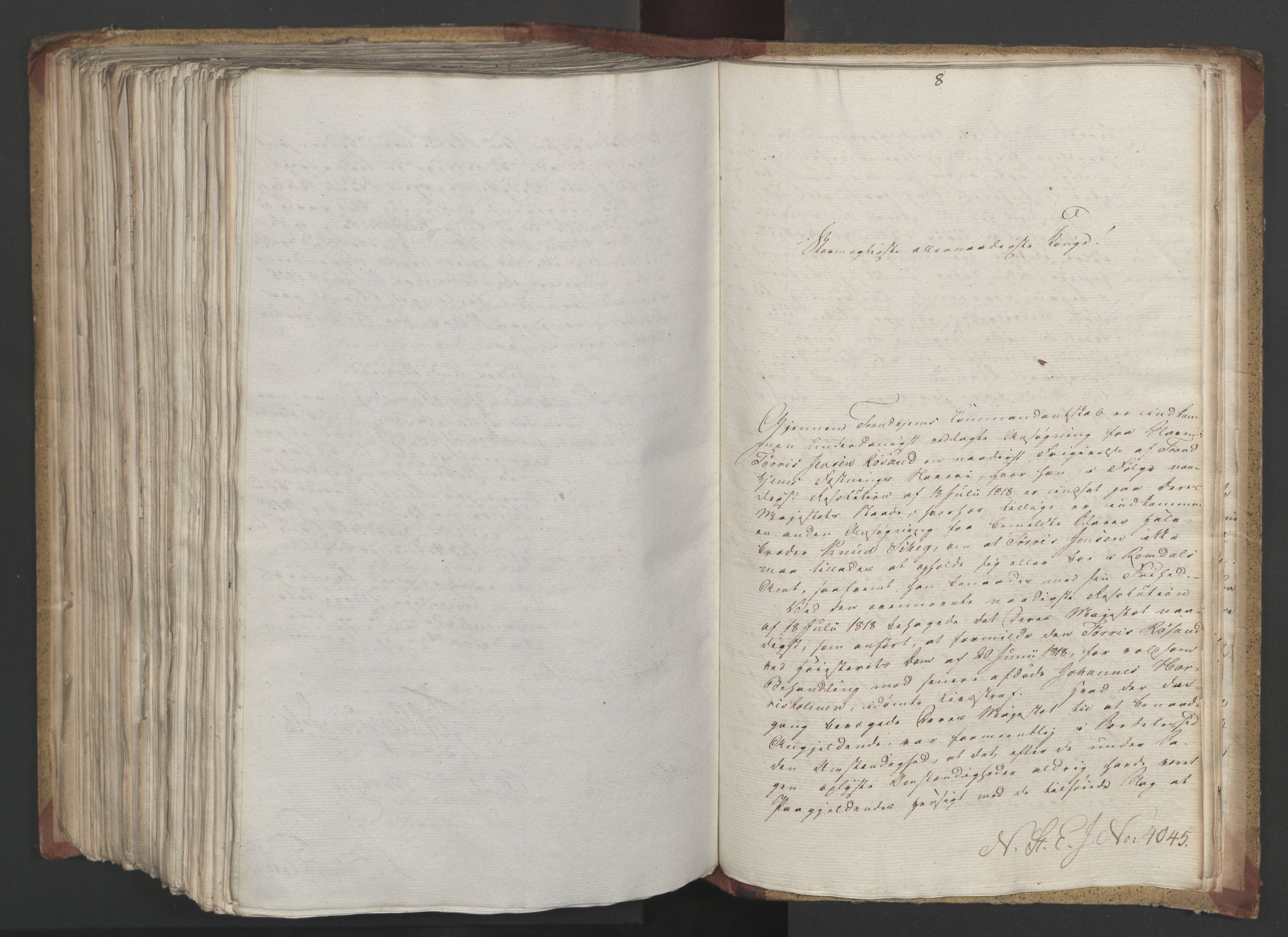Statsrådsavdelingen i Stockholm, AV/RA-S-1003/D/Da/L0019: Regjeringsinnstillinger nr. 3856-4052, 1819, p. 468