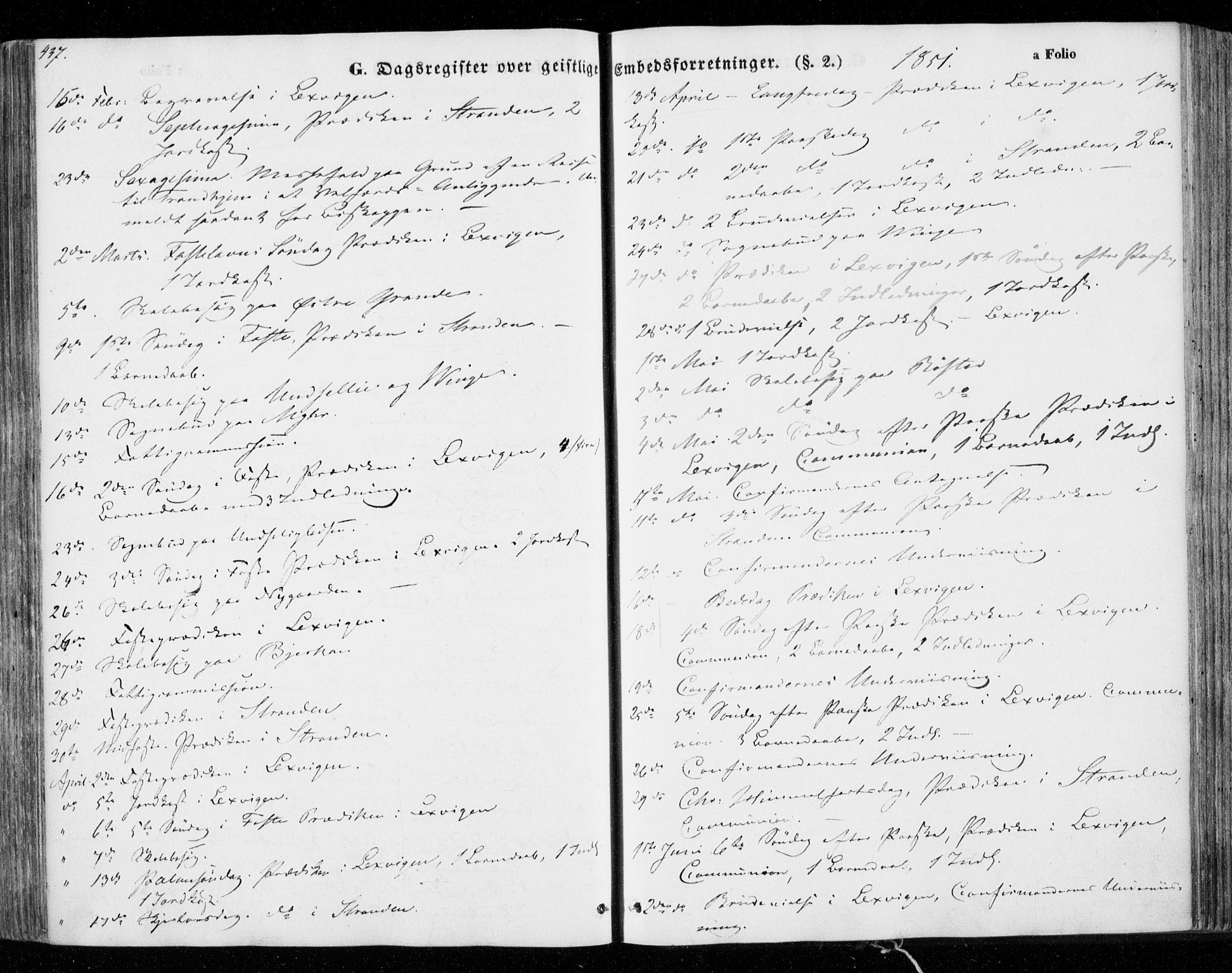 Ministerialprotokoller, klokkerbøker og fødselsregistre - Nord-Trøndelag, SAT/A-1458/701/L0007: Parish register (official) no. 701A07 /1, 1842-1854, p. 437