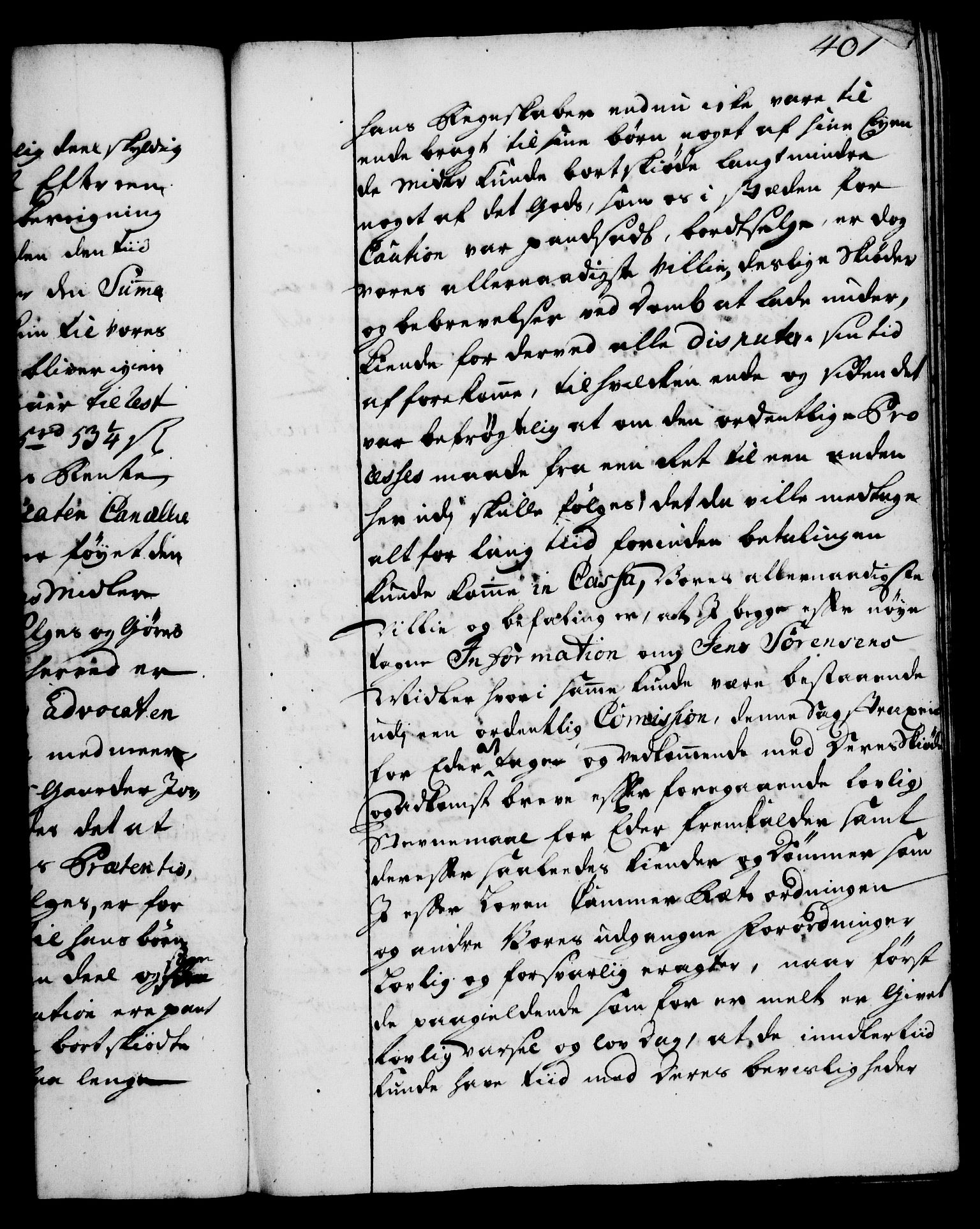 Rentekammeret, Kammerkanselliet, RA/EA-3111/G/Gg/Gga/L0002: Norsk ekspedisjonsprotokoll med register (merket RK 53.2), 1723-1727, p. 401