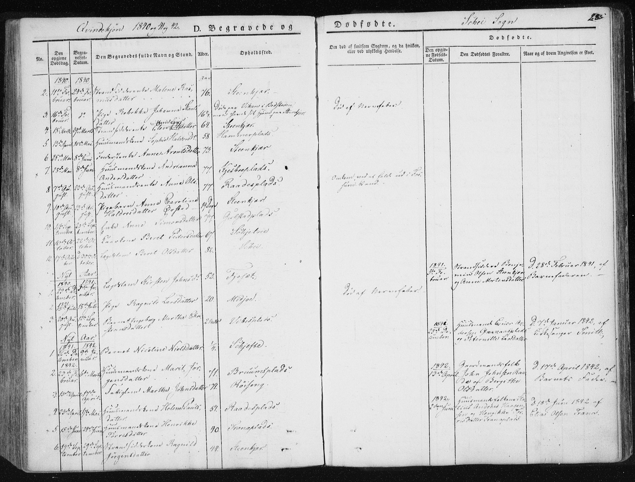 Ministerialprotokoller, klokkerbøker og fødselsregistre - Nord-Trøndelag, AV/SAT-A-1458/735/L0339: Parish register (official) no. 735A06 /2, 1836-1848, p. 285