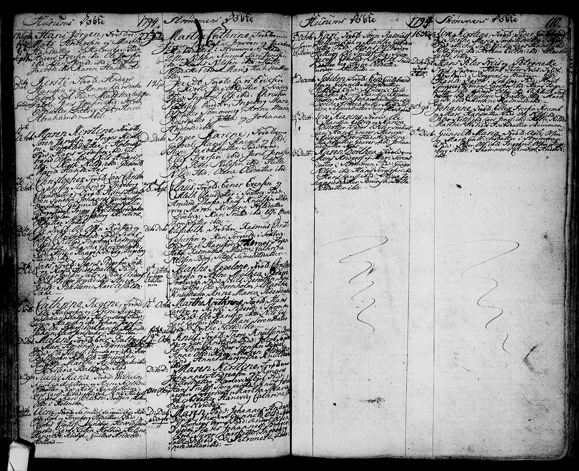 Hurum kirkebøker, SAKO/A-229/F/Fa/L0007: Parish register (official) no. 7, 1771-1810, p. 110
