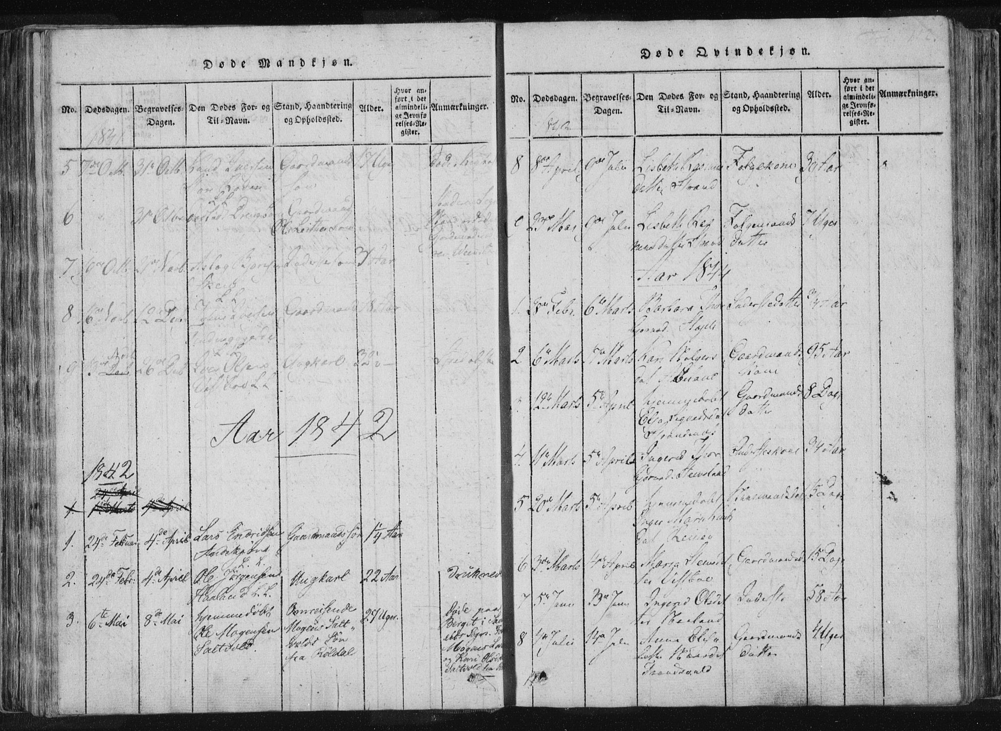 Vikedal sokneprestkontor, AV/SAST-A-101840/01/IV: Parish register (official) no. A 4, 1816-1850, p. 112