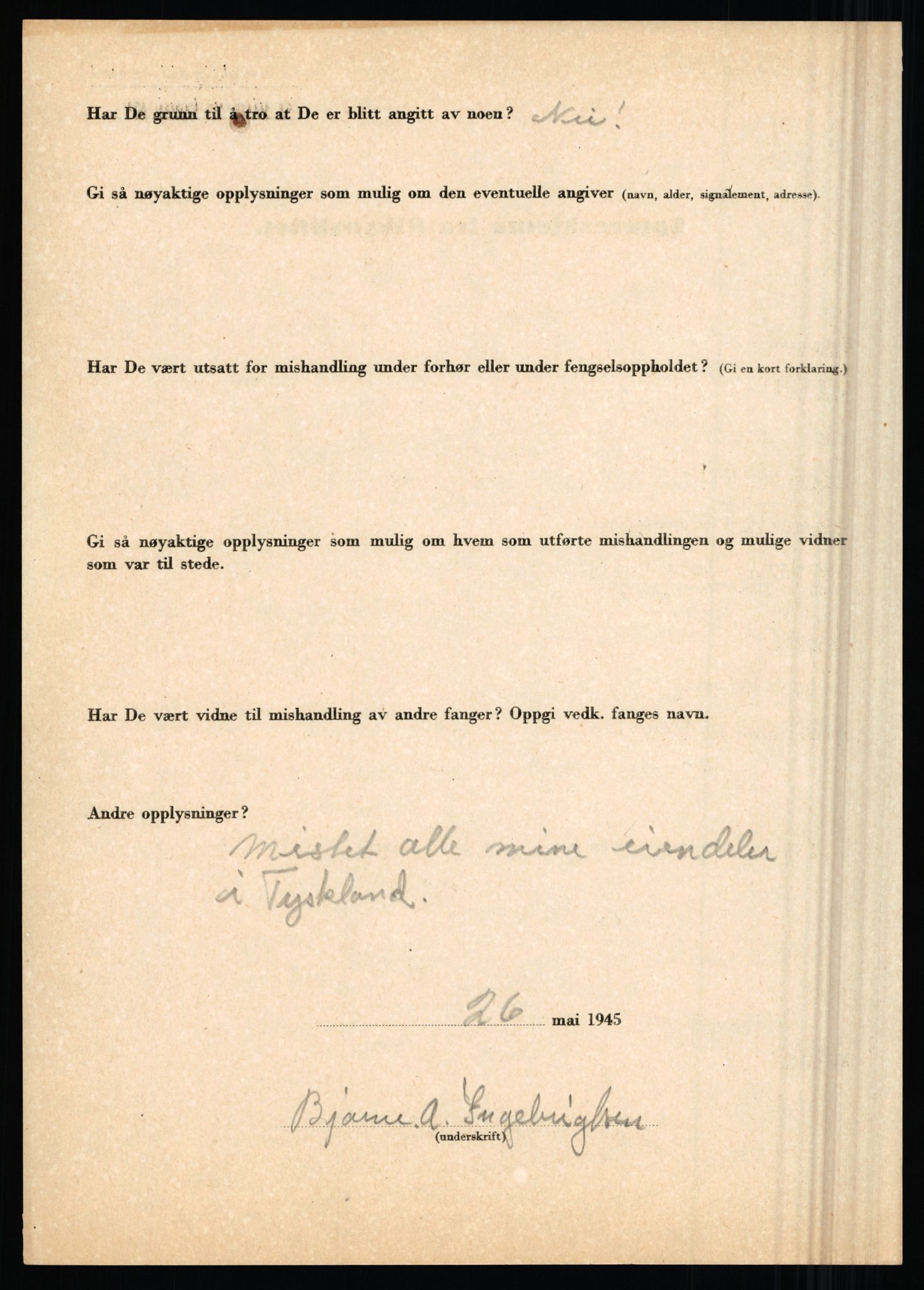 Rikspolitisjefen, AV/RA-S-1560/L/L0007: Heen, Erik C. - Iversen, Trygve, 1940-1945, p. 1108