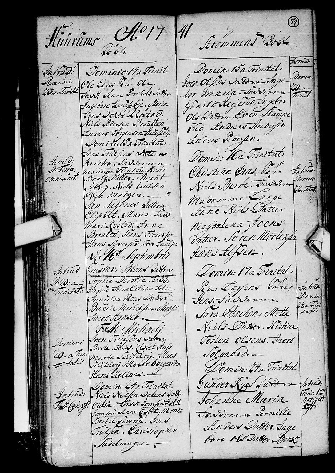 Hurum kirkebøker, AV/SAKO-A-229/F/Fa/L0002: Parish register (official) no. 2, 1733-1757, p. 59