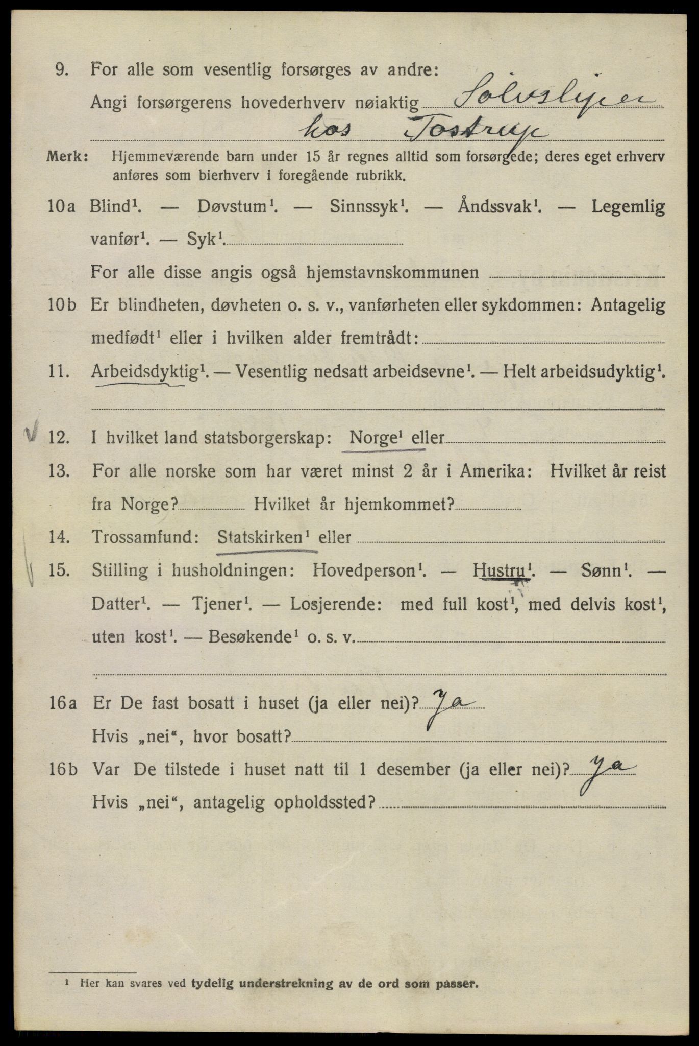 SAO, 1920 census for Kristiania, 1920, p. 156914