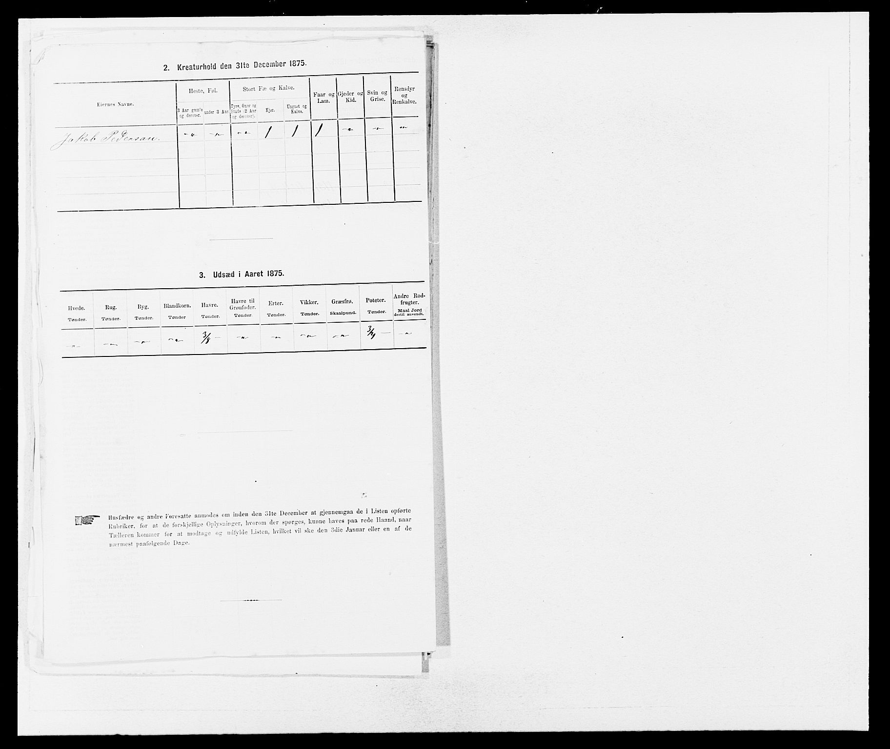 SAB, 1875 census for 1211P Etne, 1875, p. 622