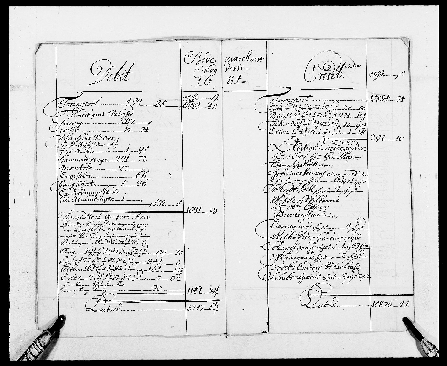 Rentekammeret inntil 1814, Reviderte regnskaper, Fogderegnskap, AV/RA-EA-4092/R16/L1025: Fogderegnskap Hedmark, 1684, p. 6