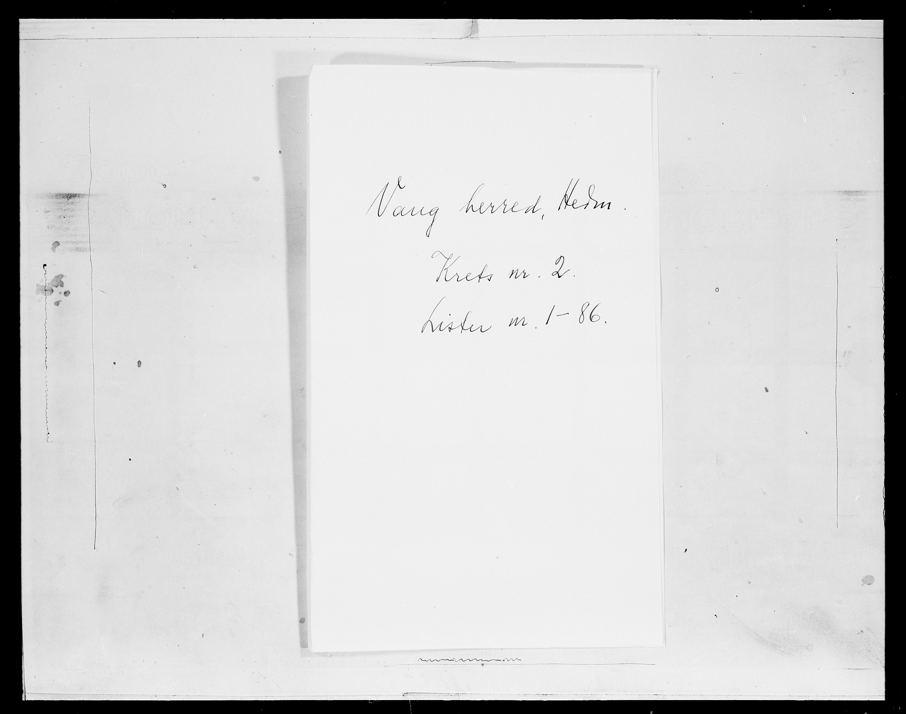 SAH, 1875 census for 0414L Vang/Vang og Furnes, 1875, p. 456