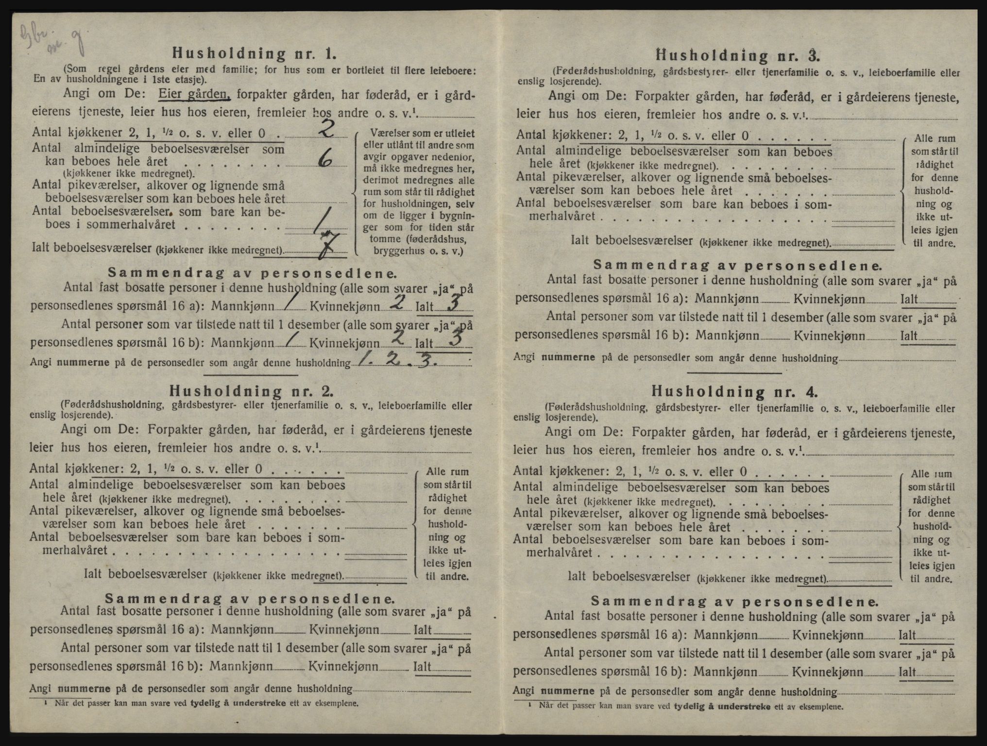 SAO, 1920 census for Øymark, 1920, p. 410