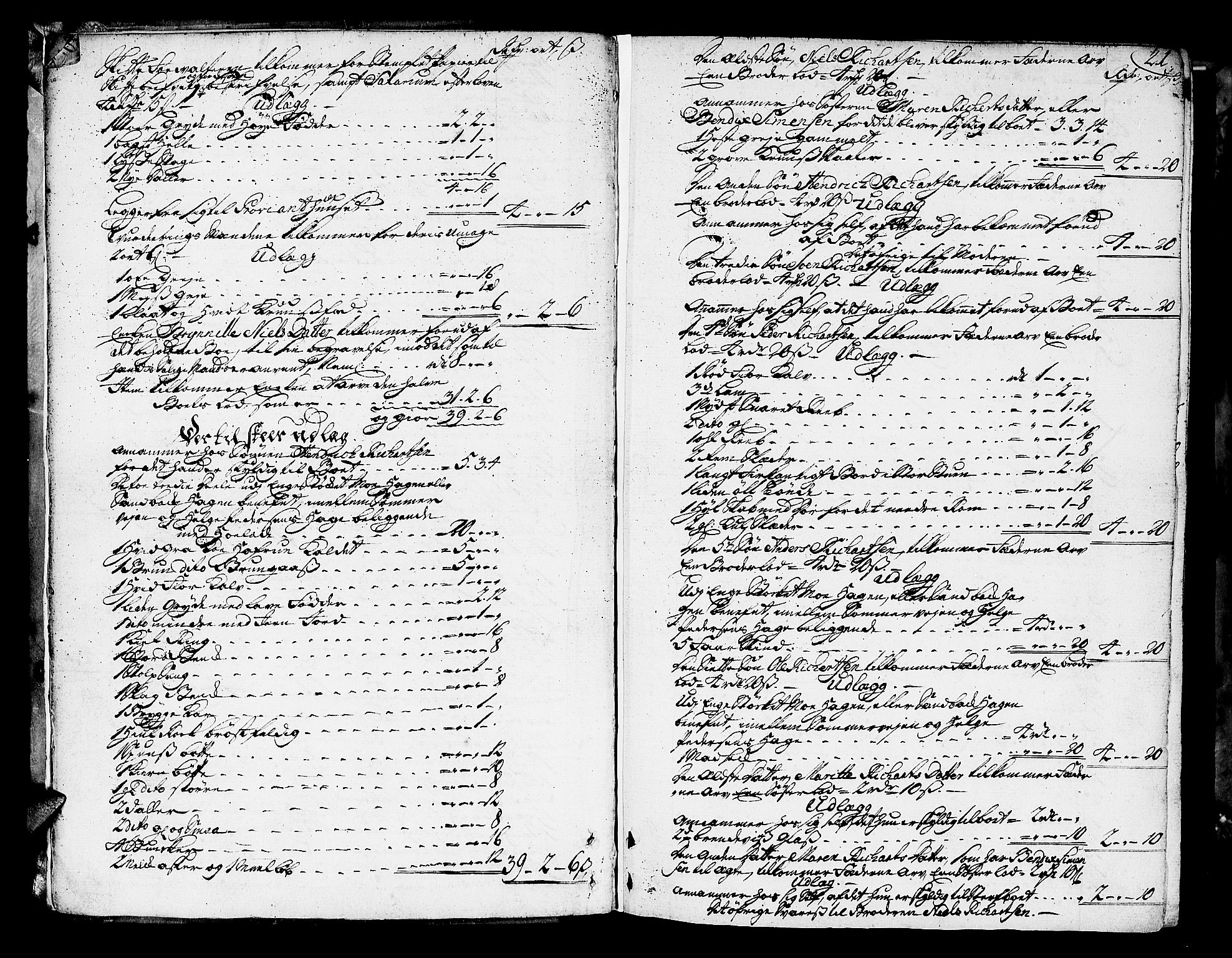 Røros Bergrett, AV/SAT-A-0024/3/3A/L0005: Skifteprotokoll, 1742-1756, p. 20-21