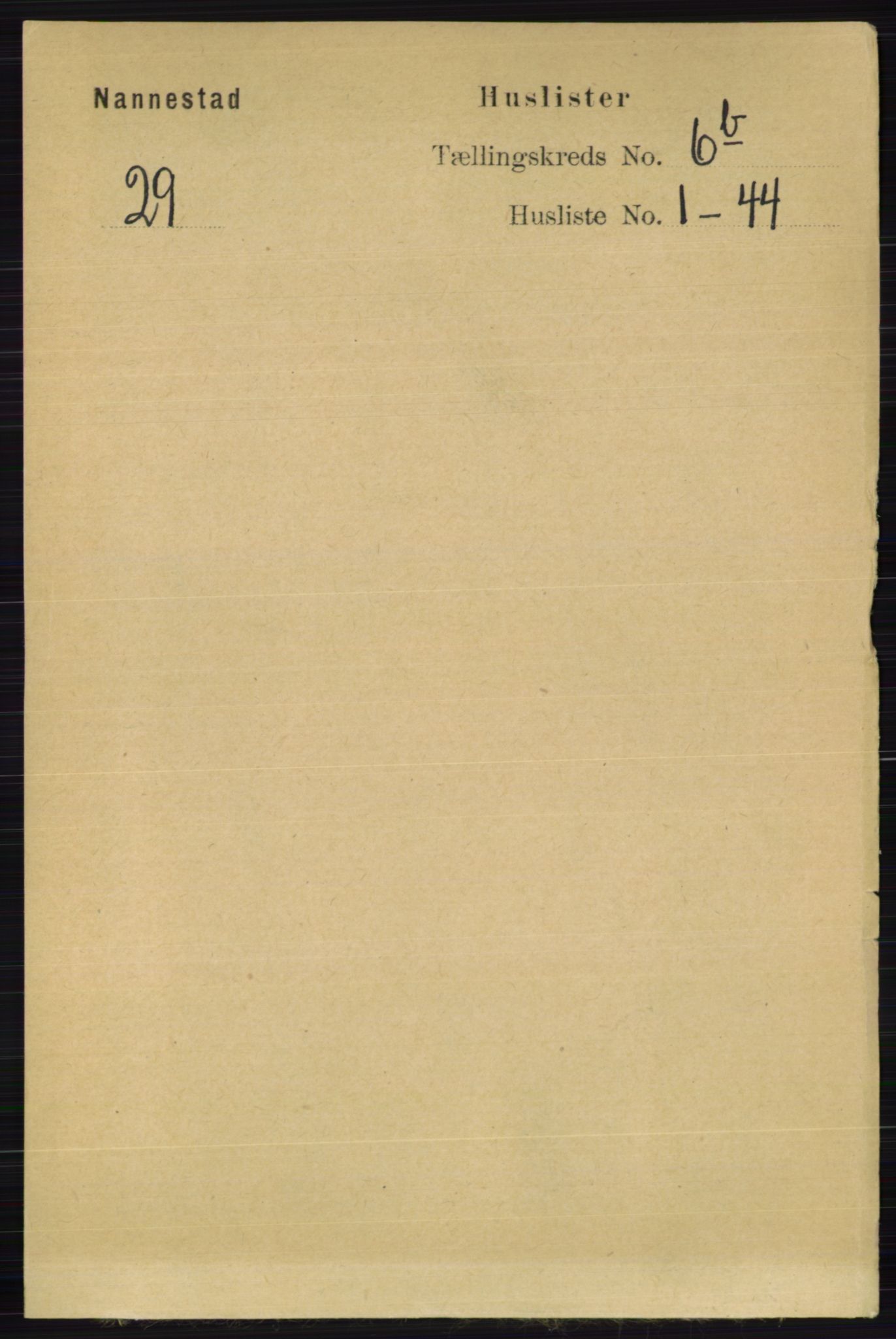 RA, 1891 census for 0238 Nannestad, 1891, p. 3367