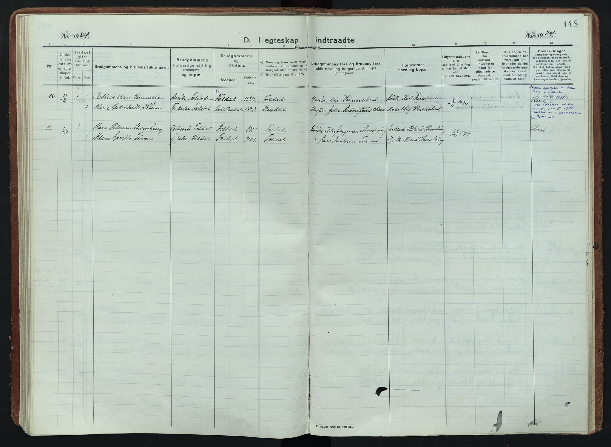 Alvdal prestekontor, AV/SAH-PREST-060/H/Ha/Haa/L0005: Parish register (official) no. 5, 1913-1930, p. 148