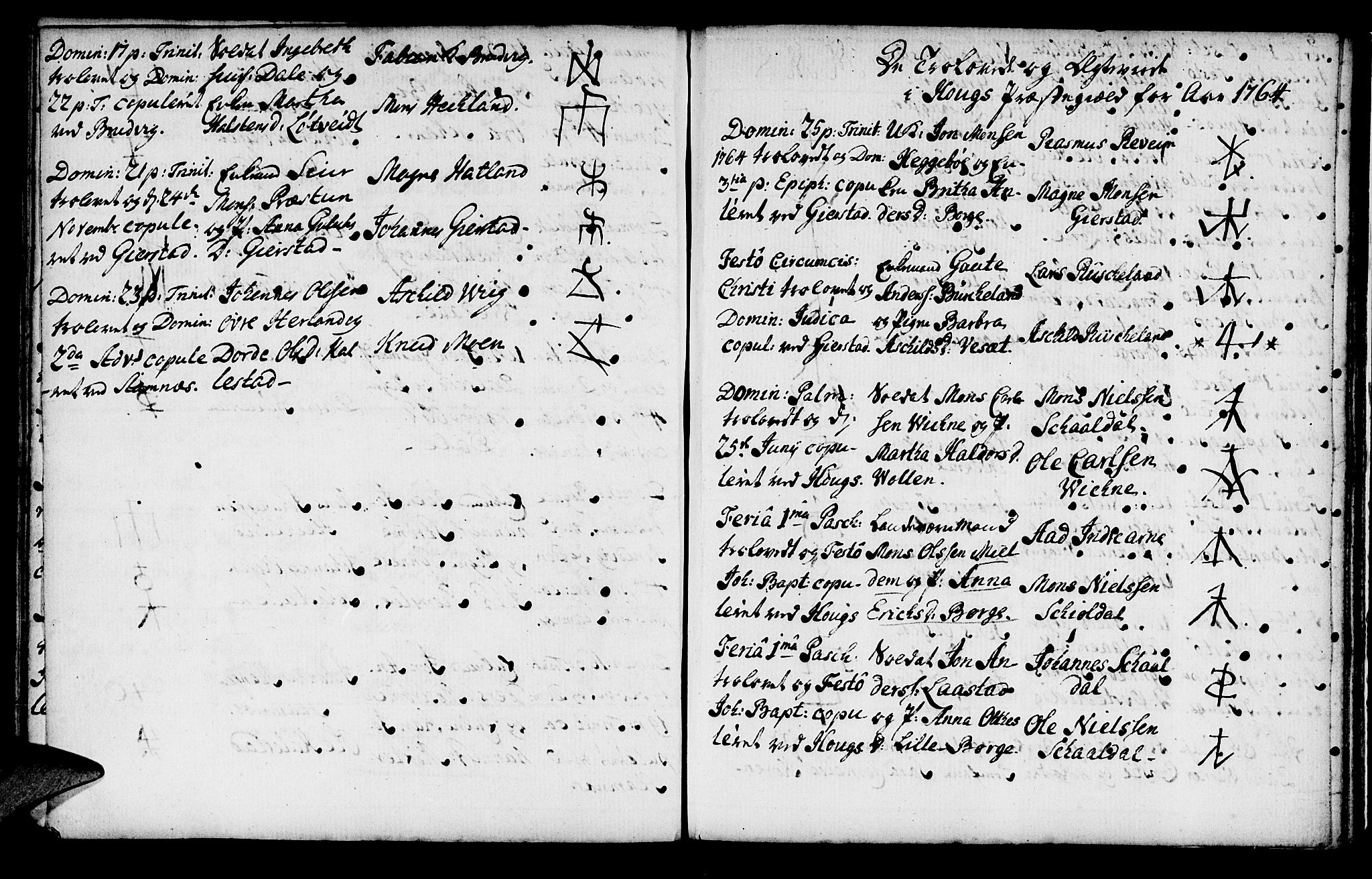 Haus sokneprestembete, SAB/A-75601/H/Haa: Parish register (official) no. A 8, 1754-1769, p. 165