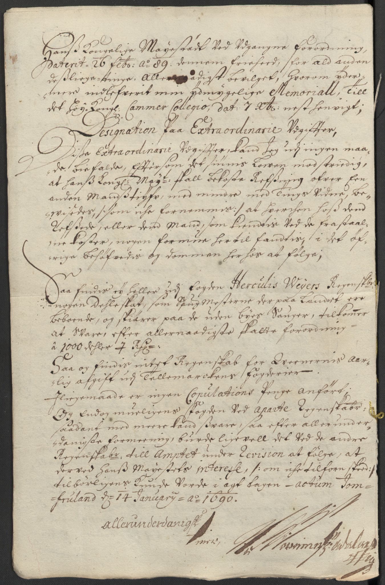 Rentekammeret inntil 1814, Reviderte regnskaper, Fogderegnskap, AV/RA-EA-4092/R35/L2088: Fogderegnskap Øvre og Nedre Telemark, 1687-1689, p. 199