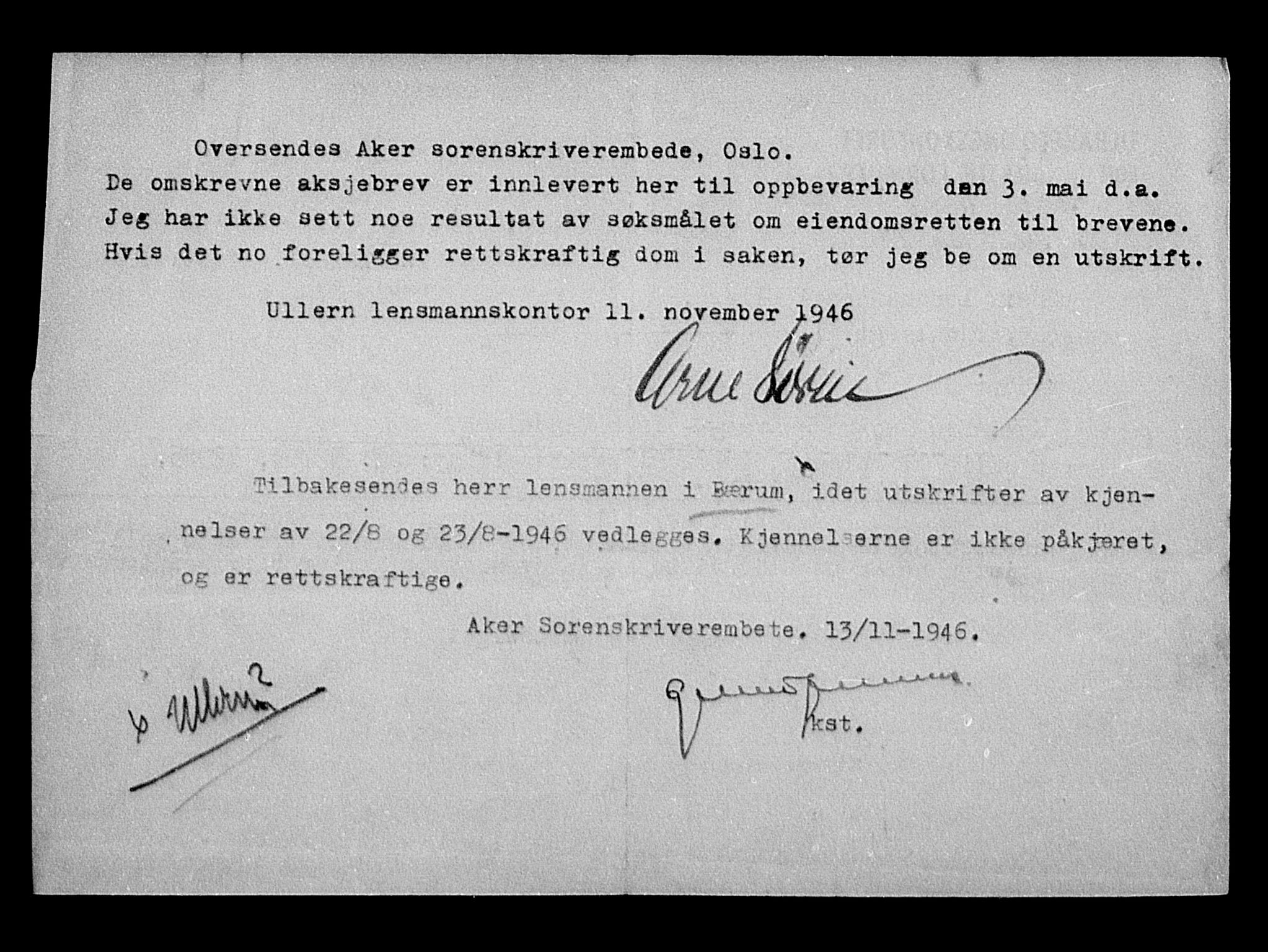 Justisdepartementet, Tilbakeføringskontoret for inndratte formuer, AV/RA-S-1564/H/Hc/Hca/L0909: --, 1945-1947, p. 52