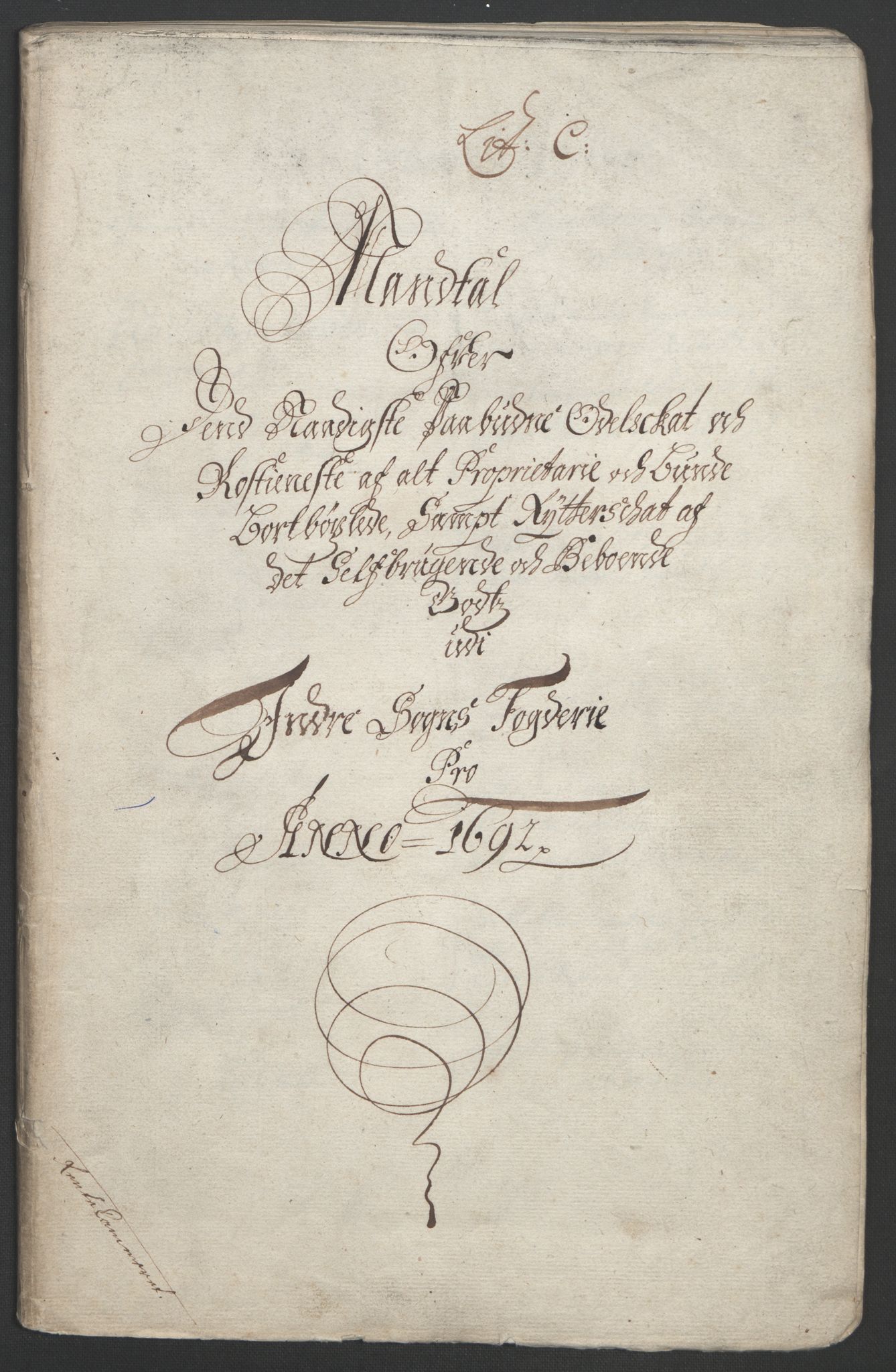 Rentekammeret inntil 1814, Reviderte regnskaper, Fogderegnskap, RA/EA-4092/R52/L3306: Fogderegnskap Sogn, 1691-1692, p. 155